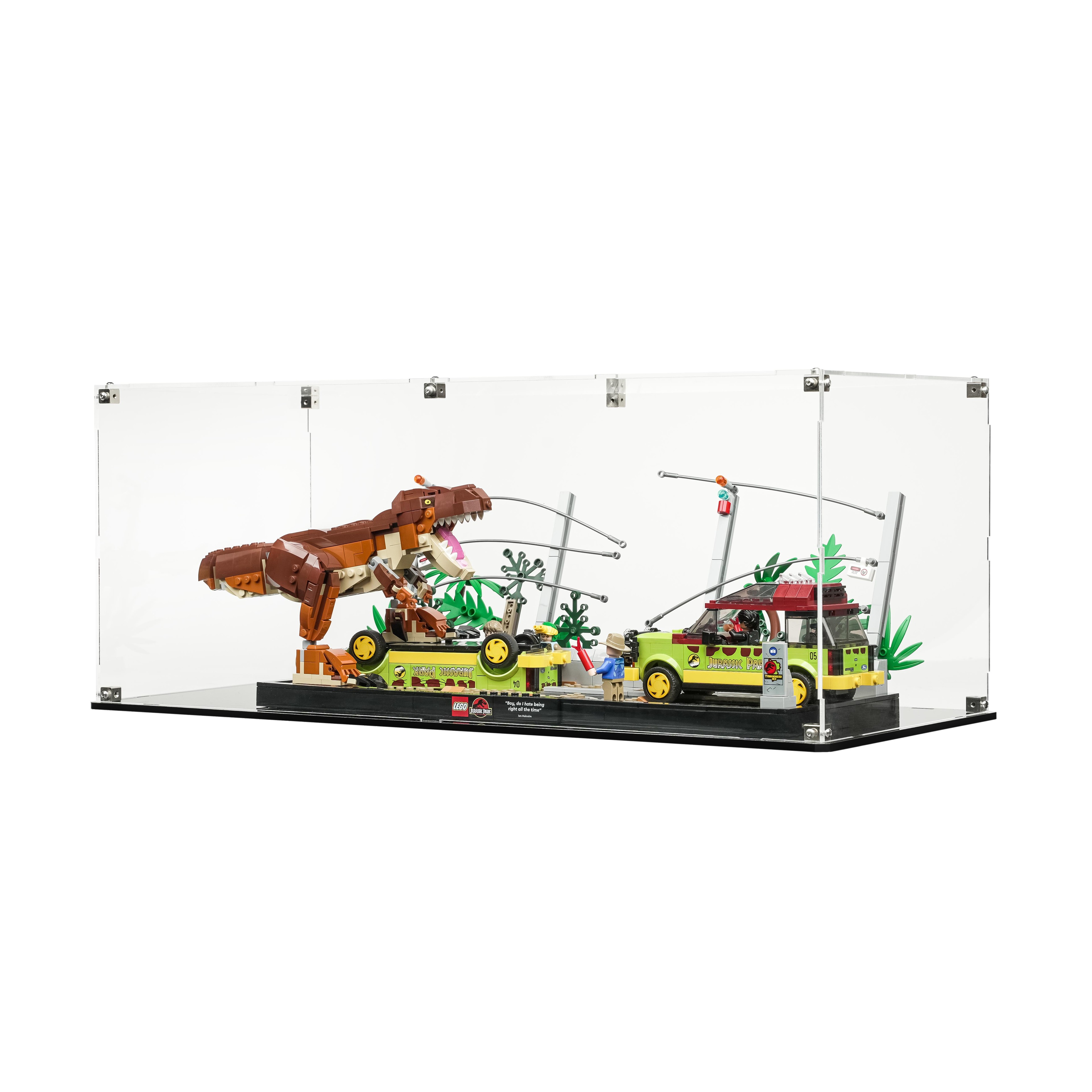 Display Case for LEGO® Jurassic World: T.Rex Escape (76956)