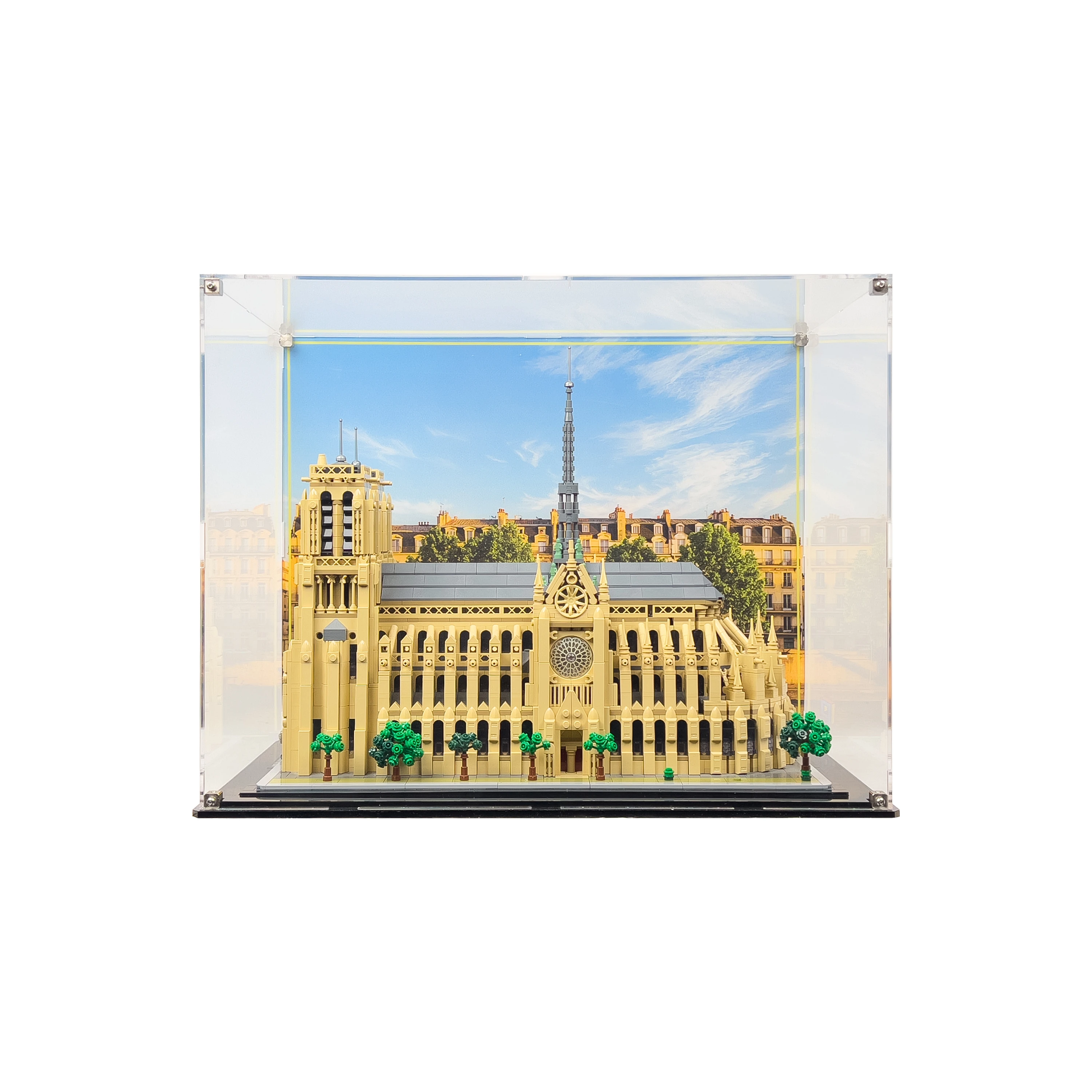 LEGO® Architecture: Notre Dame Katedrali (21061) için Sergileme Vitrini
