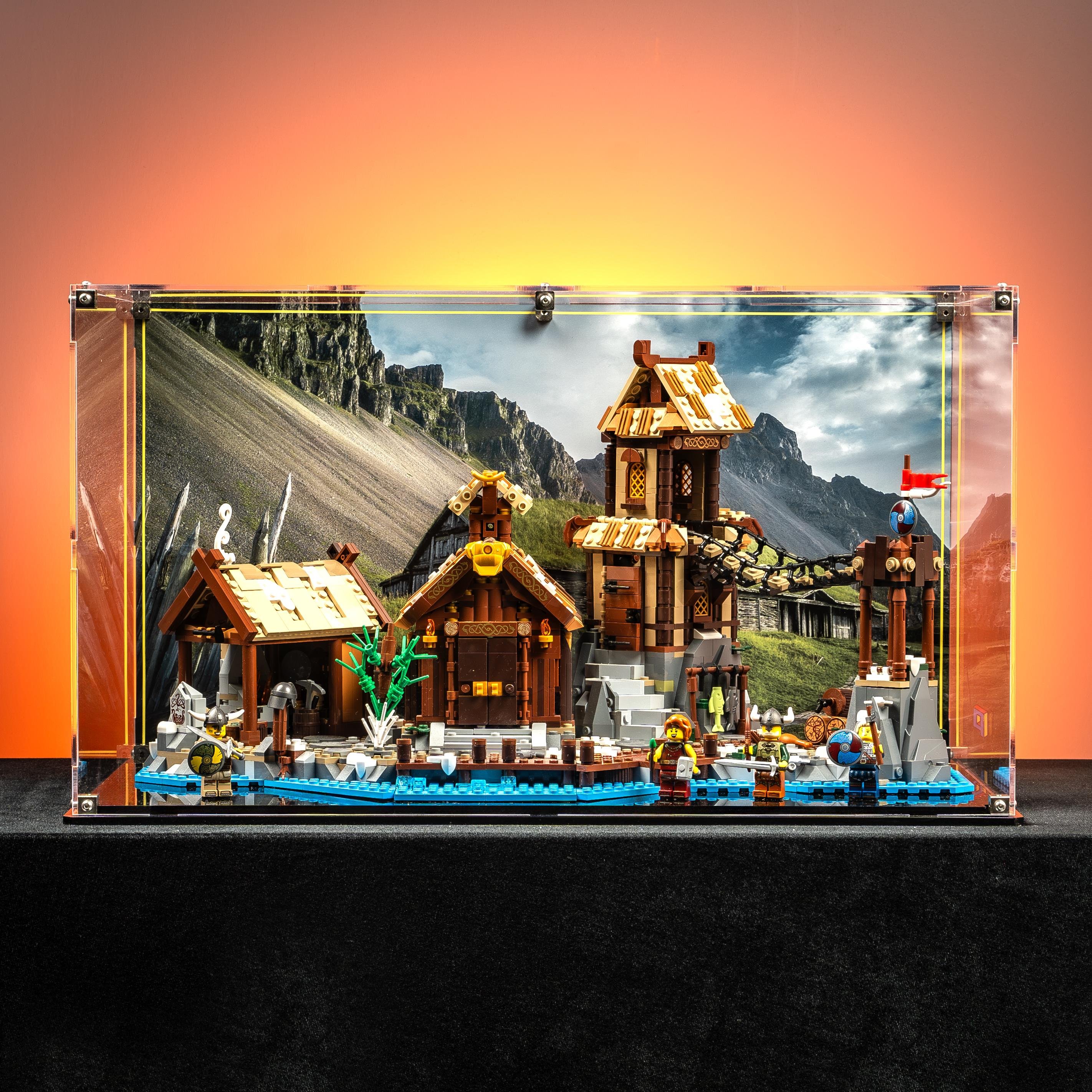 Display Case for LEGO® Ideas: Viking Village (21343)