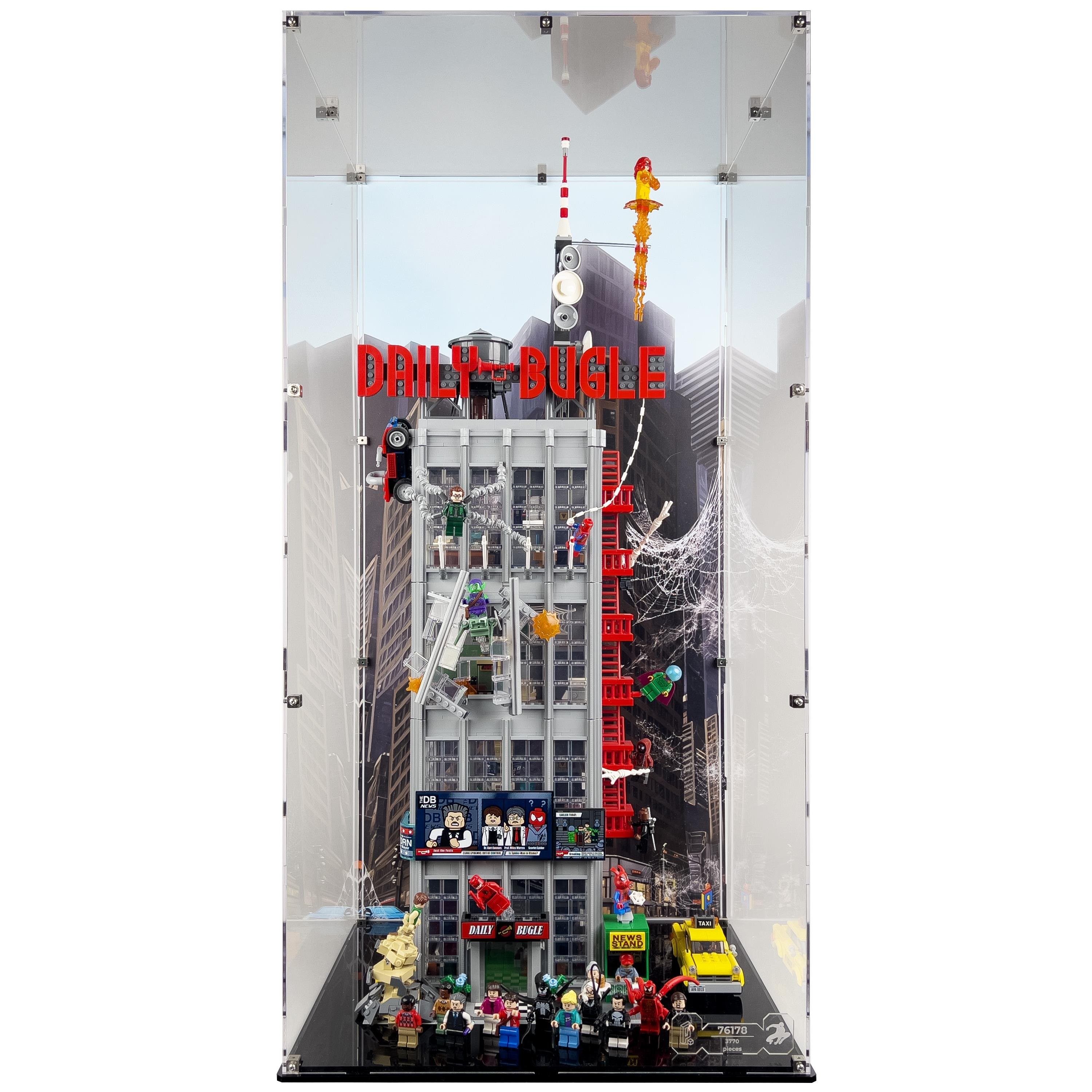 LEGO® Marvel: Daily Bugle (76178) için Sergileme Vitrini