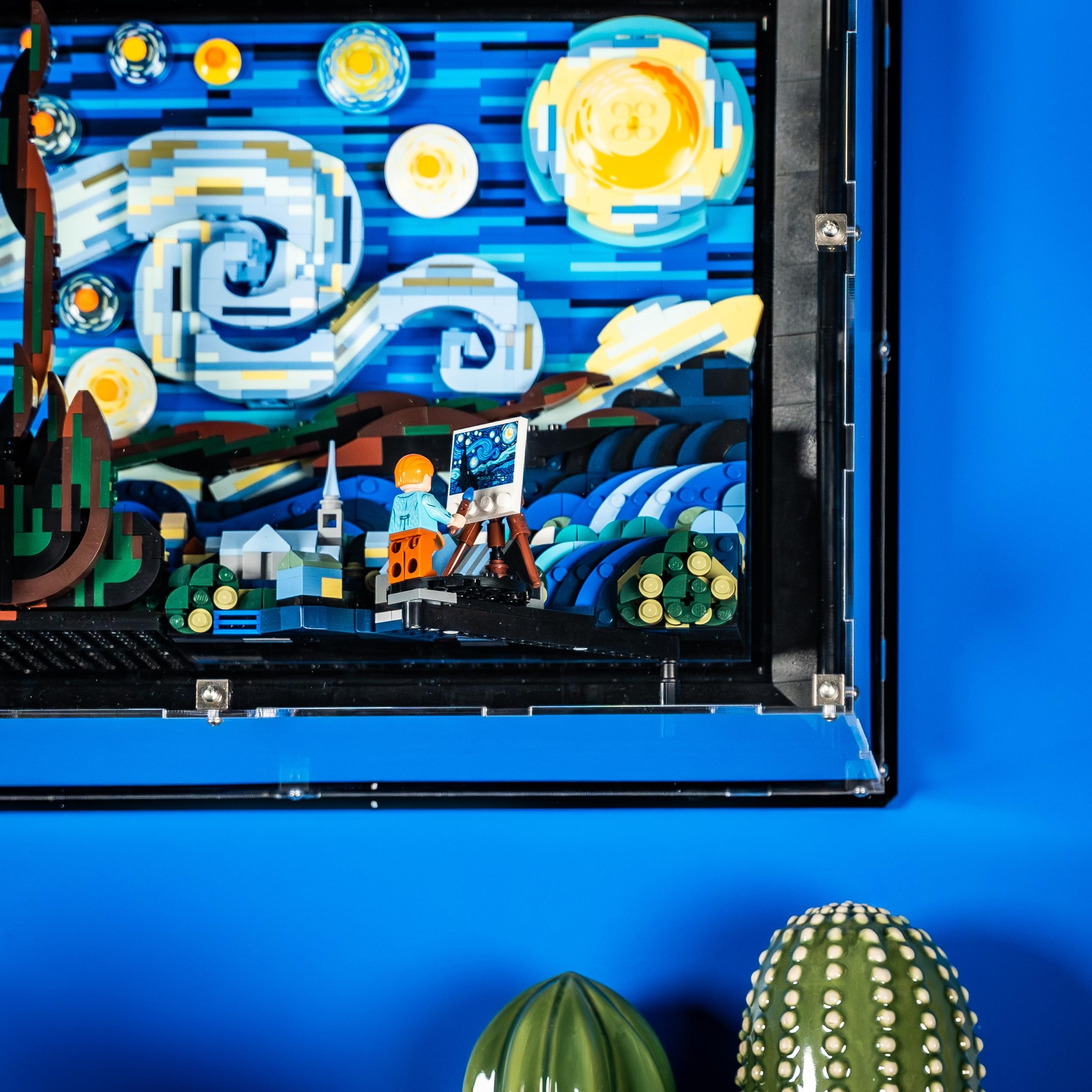 LEGO® Ideas: Vincent van Gogh - The Starry Night (21333) Sergileme Vitrini