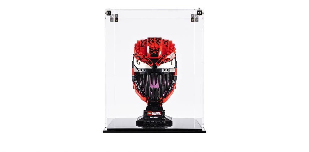 Display Case for LEGO® Marvel: Spider-Man Carnage Helmet (76199)