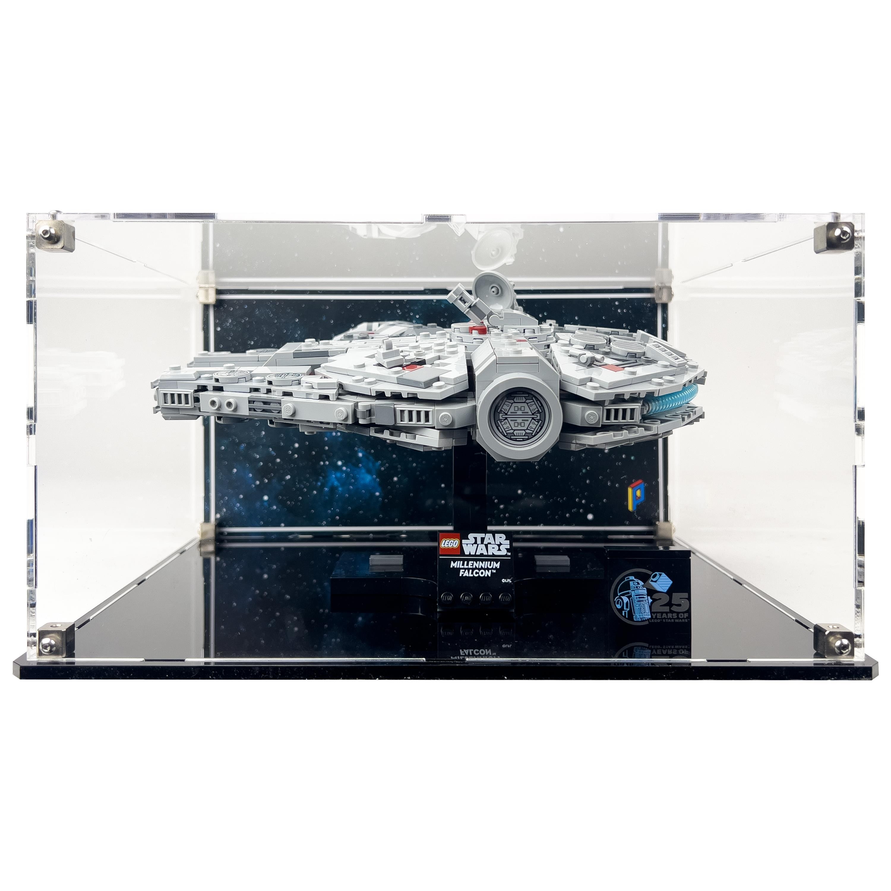 Display Case for LEGO® Star Wars™ 25th Year Midi Scale Millennium Falcon (75375)