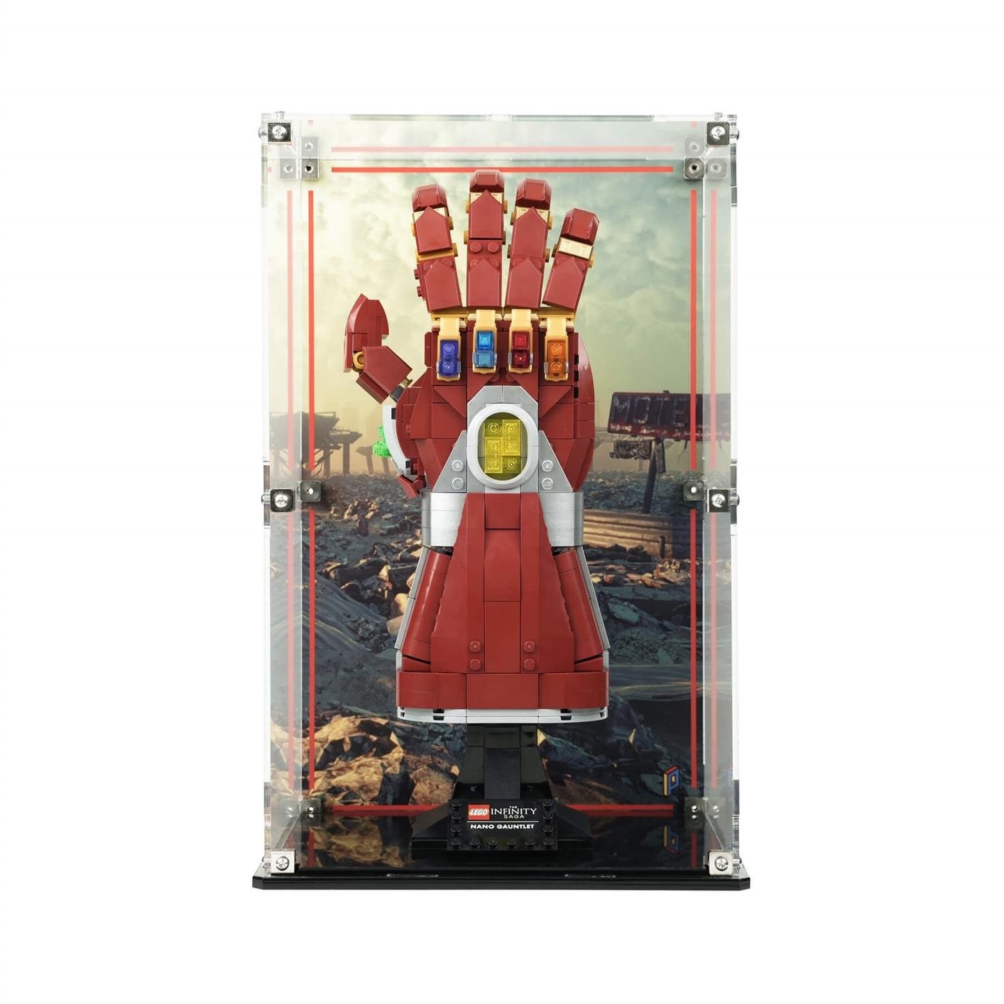 Display Case for LEGO® Marvel: Nano Gauntlet (76223)