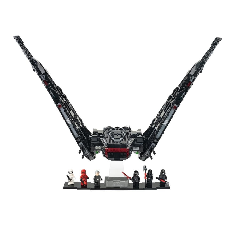 Display stand for LEGO® Star Wars Kylo Ren's Command Shuttle (75256)