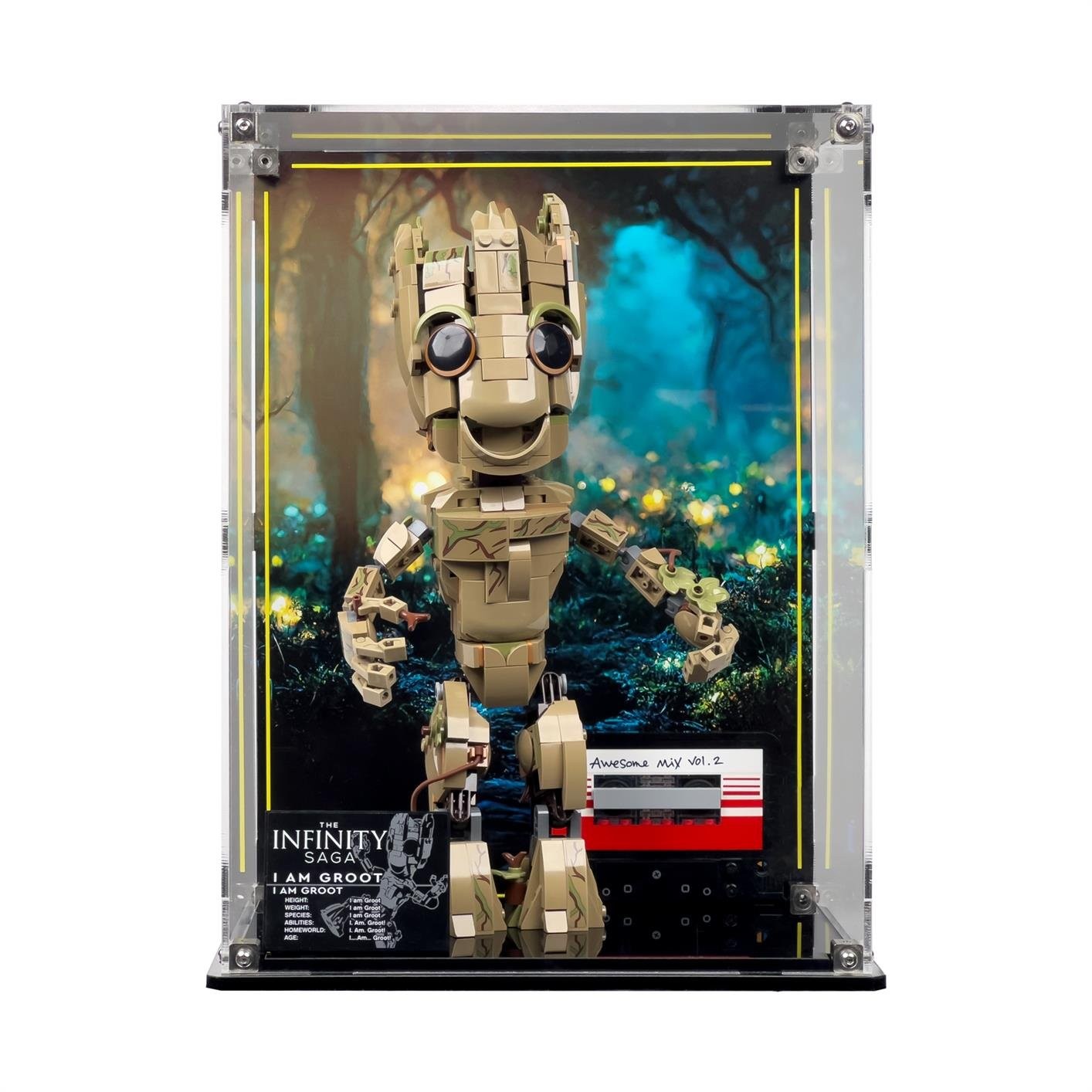 Display Case for LEGO® Marvel I am Groot (76217)