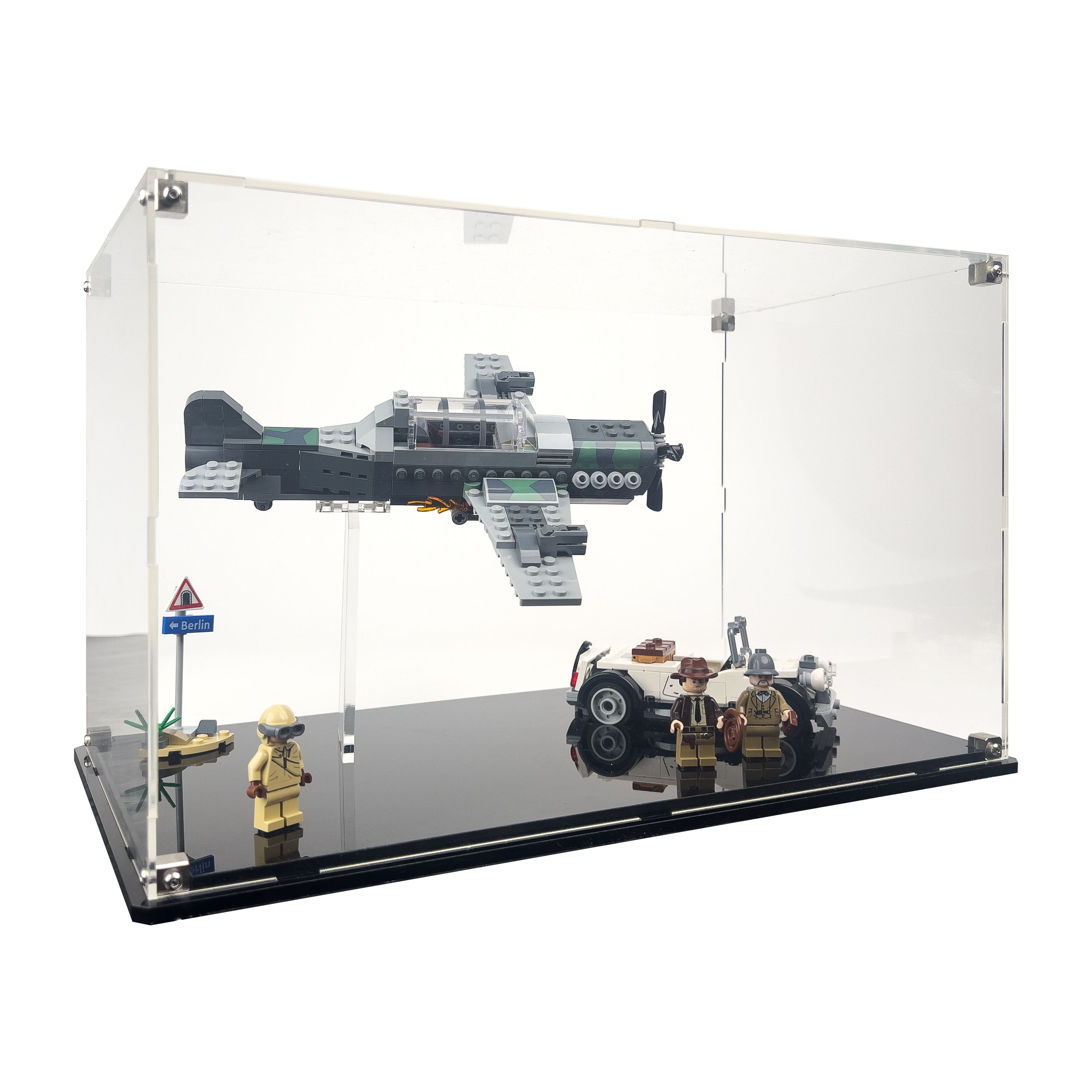 Display Case for LEGO® Indiana Jones™ Fighter Plane Chase (77012)