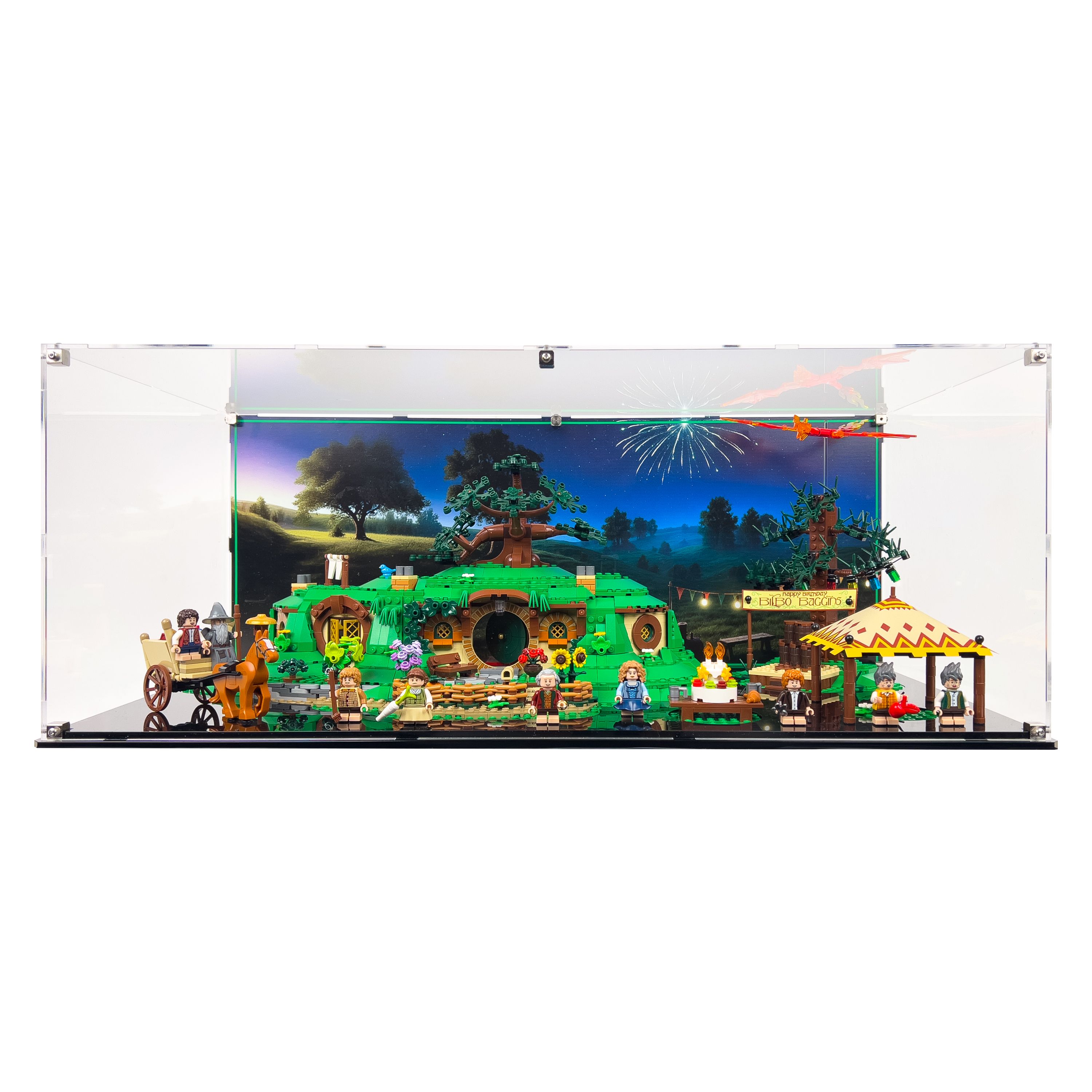 LEGO® Icons: Lord of the Rings® The Shire (10354) için Sergileme Vitrini
