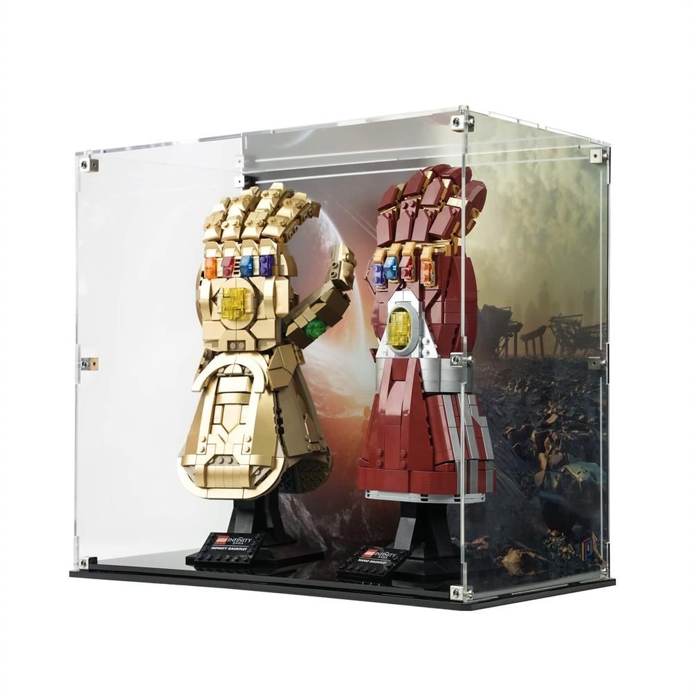 Display Case for LEGO® Marvel: Infinity Gauntlet and Nano Gauntlet (76191 &amp; 76223)