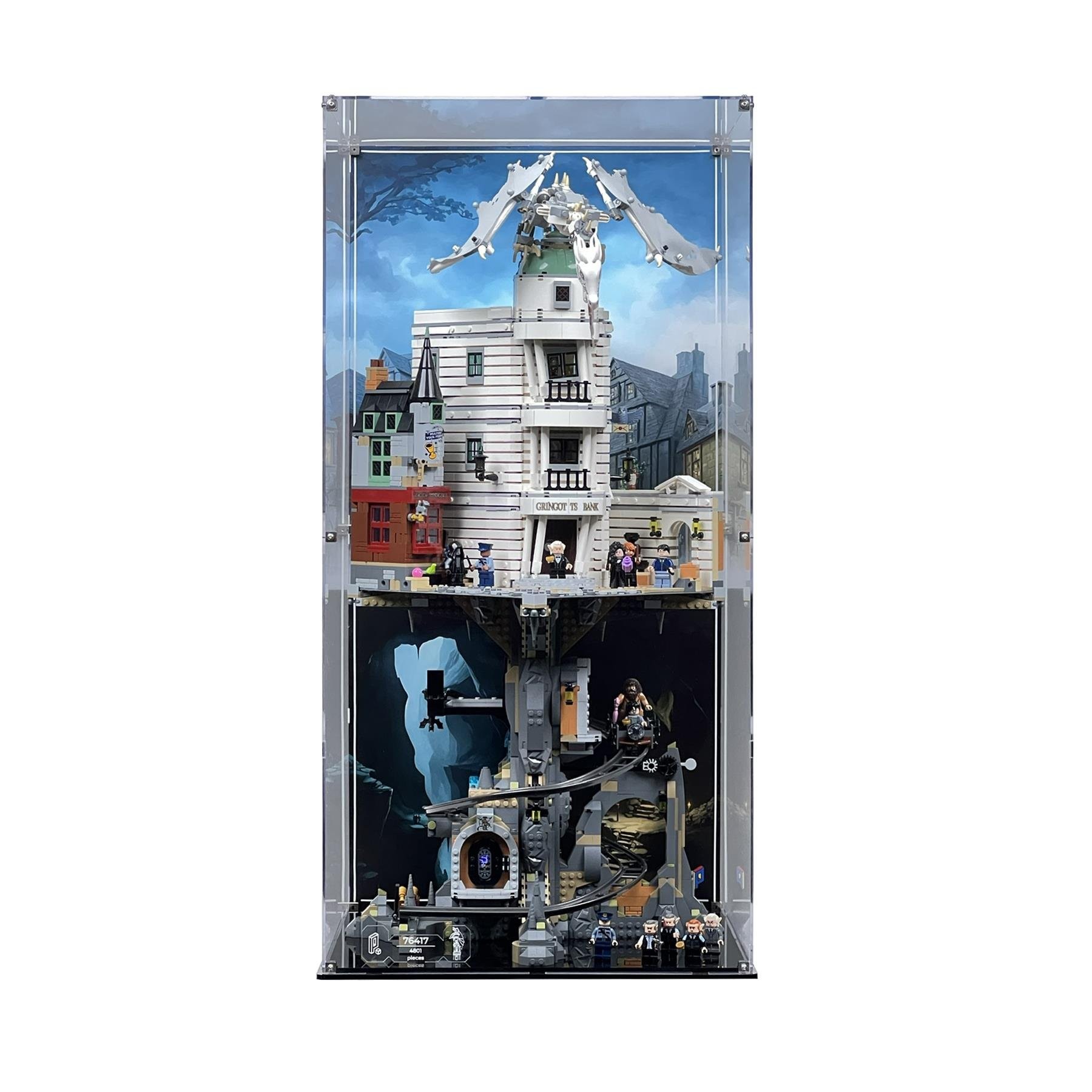 LEGO® Harry Potter: Gringotts™ Büyücü Bankası – Koleksiyoncu Versiyonu (76417) için Sergileme Vitrini