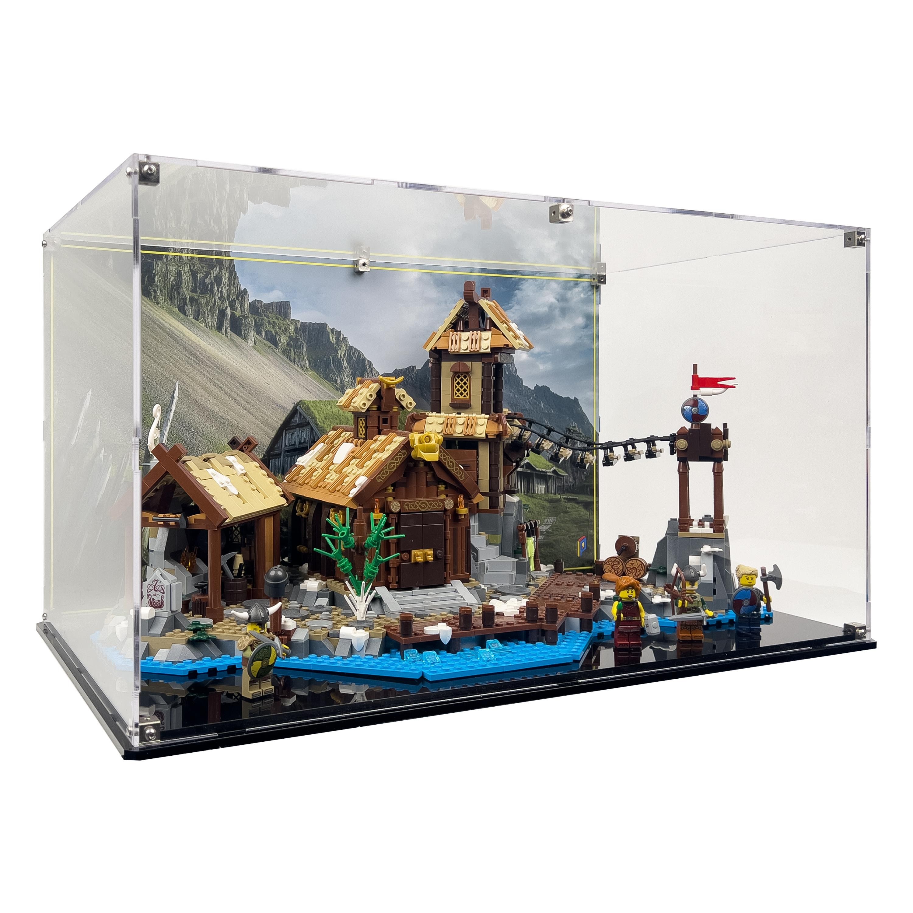 LEGO® Ideas: Viking Köyü (21343) için Sergileme Vitrini