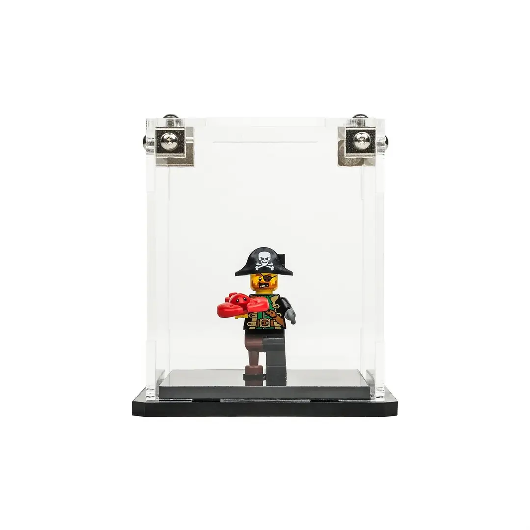 Acrylic Lego Minifigure Display Case Wall Mounted Display Cases For 40 LEGO® Minifigures – BrickShell Cases