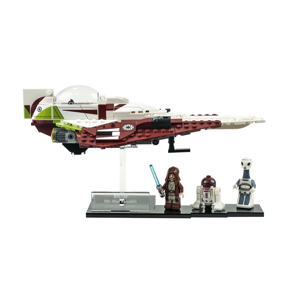 Display Stand for LEGO® Star Wars: Obi-Wan Kenobi's Jedi Starfighter (75333)