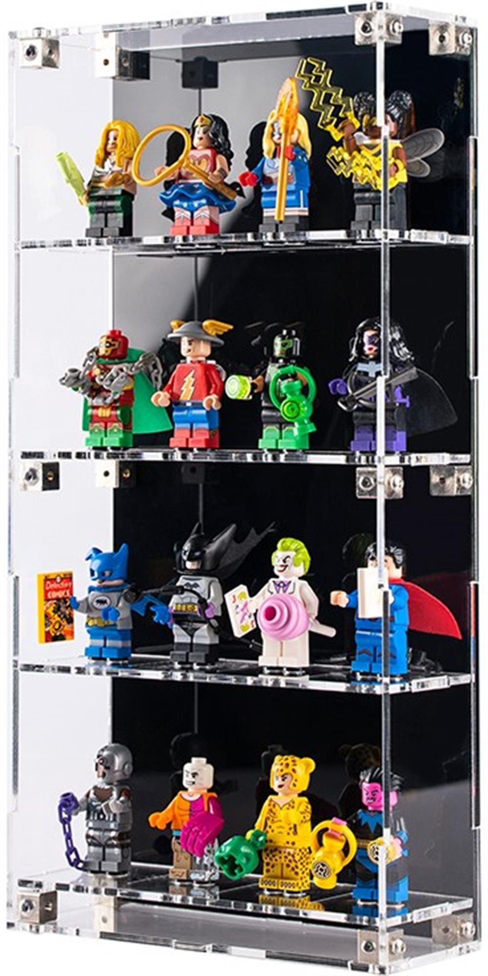 Wall Mounted Display Case for LEGO® Minifigures DC Super Heroes (71026)