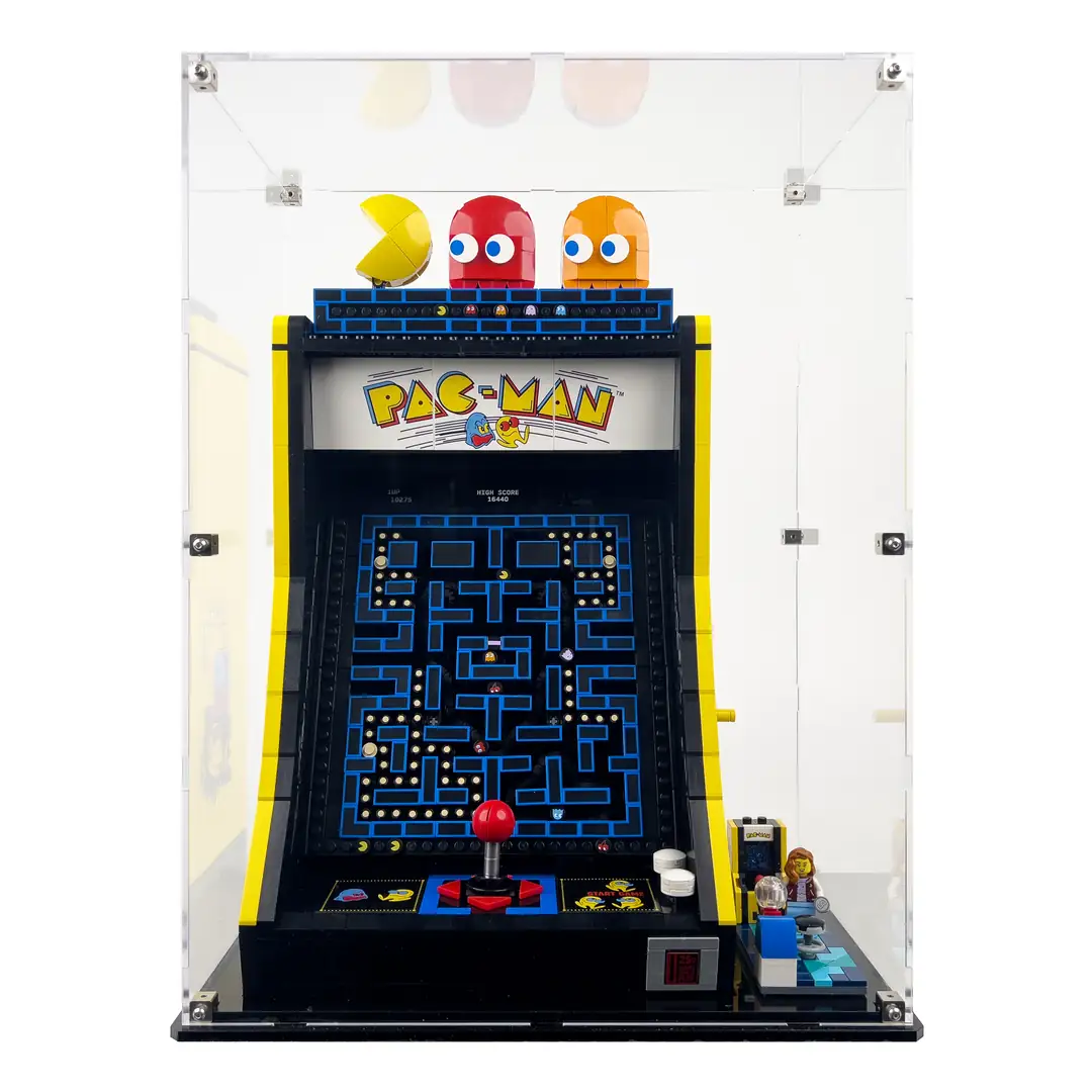 COMPLEX グッズ コレクション Prodo Case - LEGO® Icons Pac-Man Arcade (10323) için Sergileme Vitrini