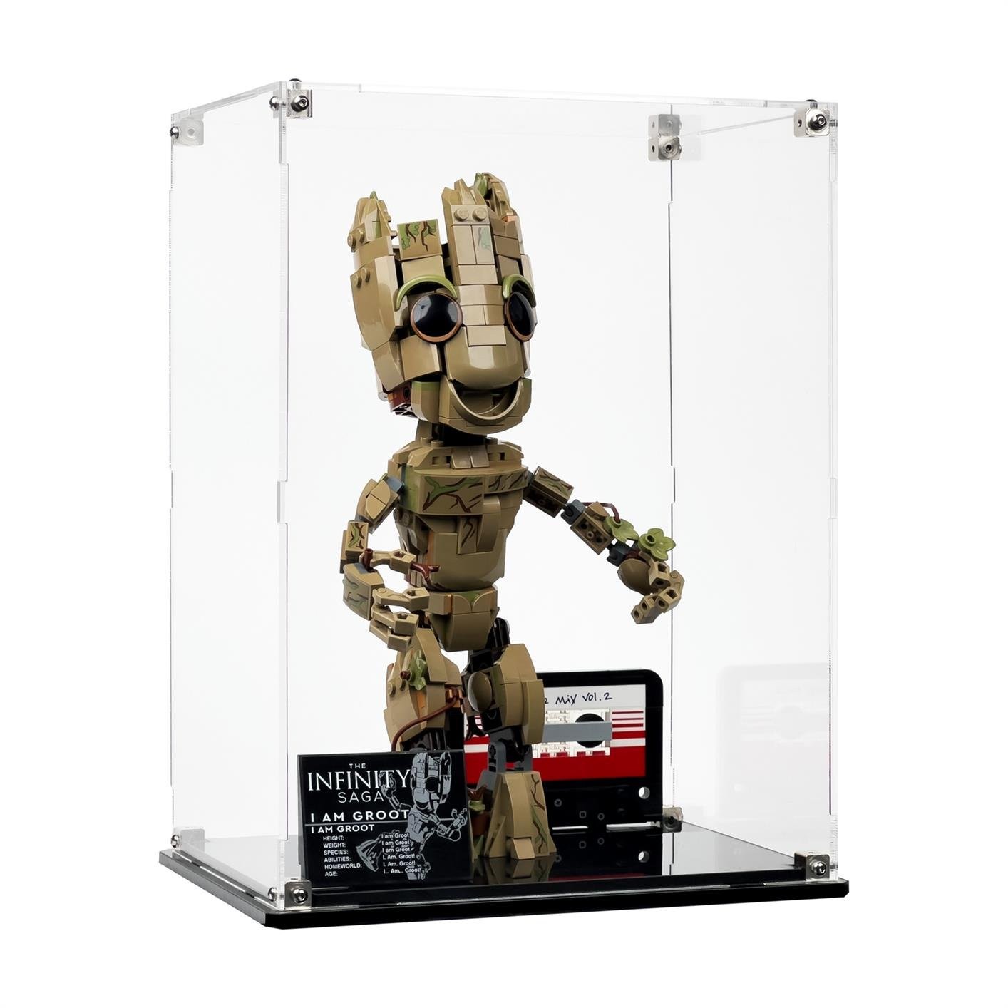 LEGO® Marvel: I am Groot (76217) için Sergileme Vitrini