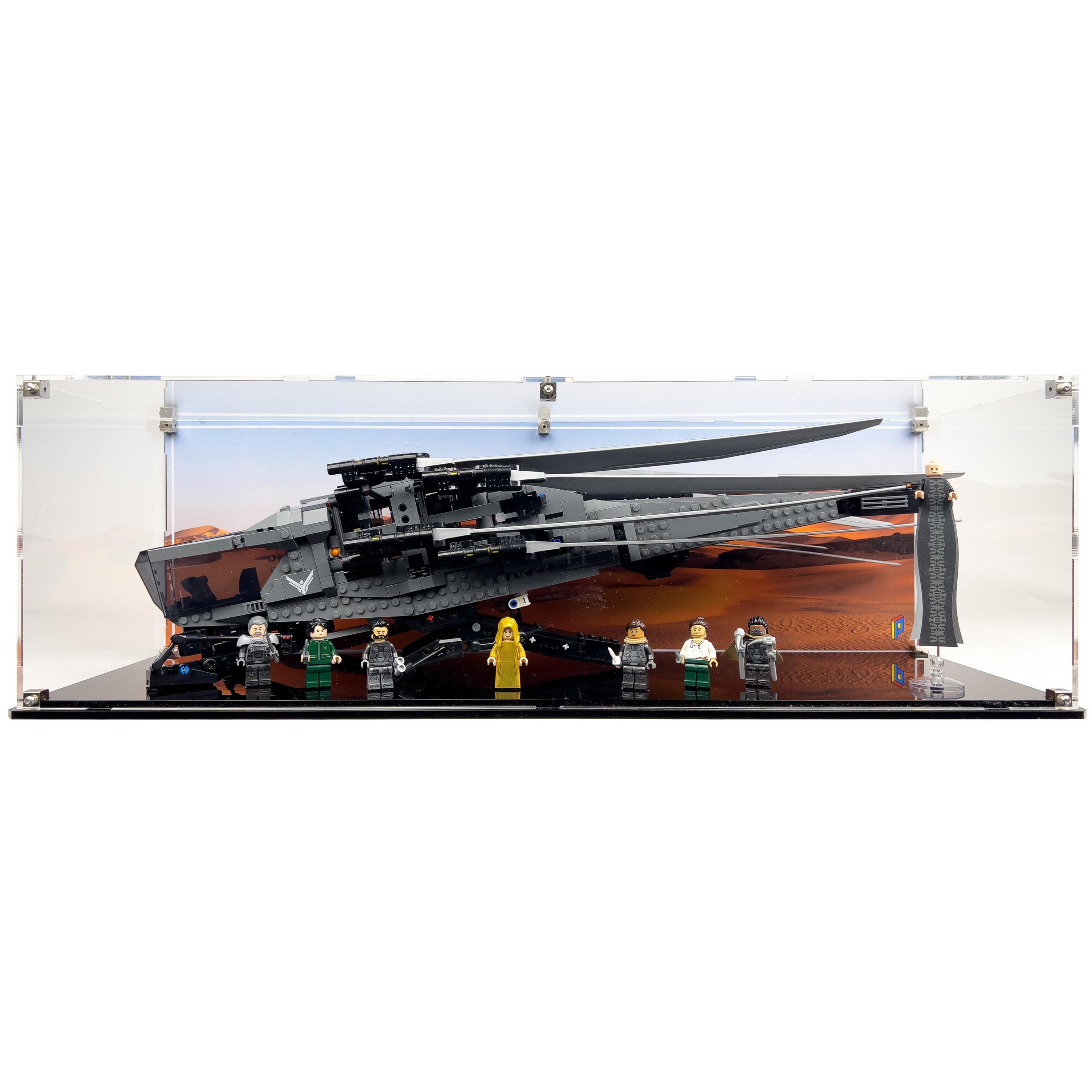 Display Case for LEGO® Icons: Dune Desert Planet Royal Ornithopter (10327)