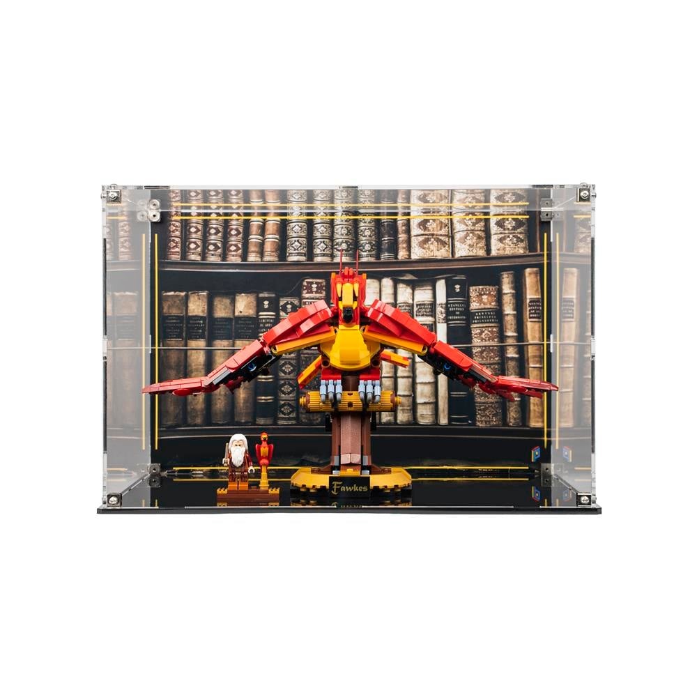 LEGO® Harry Potter: Dumbledore'un Anka Kuşu Fawkes (76394) için Sergileme Vitrini