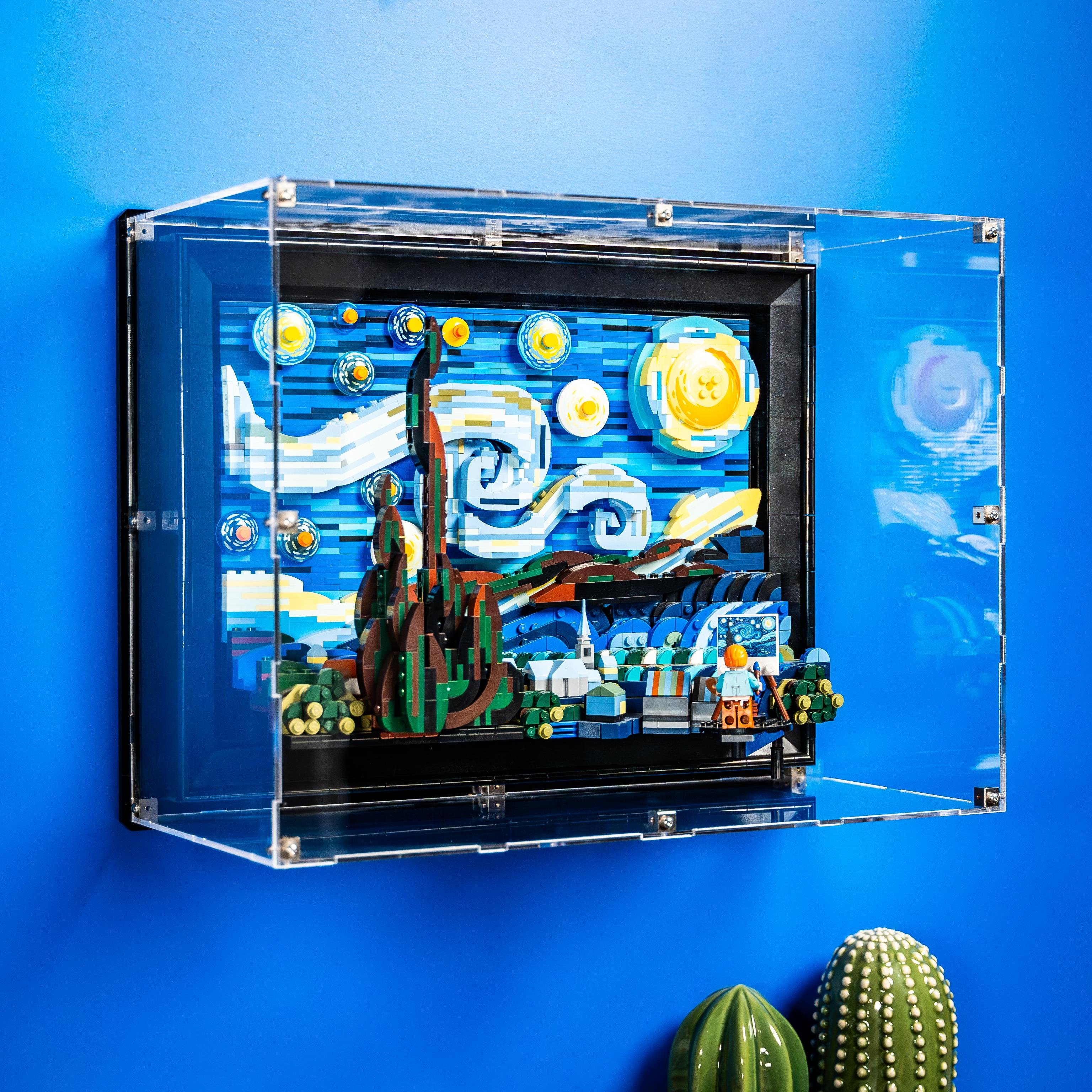 LEGO® Ideas: Vincent van Gogh - The Starry Night (21333) Sergileme Vitrini