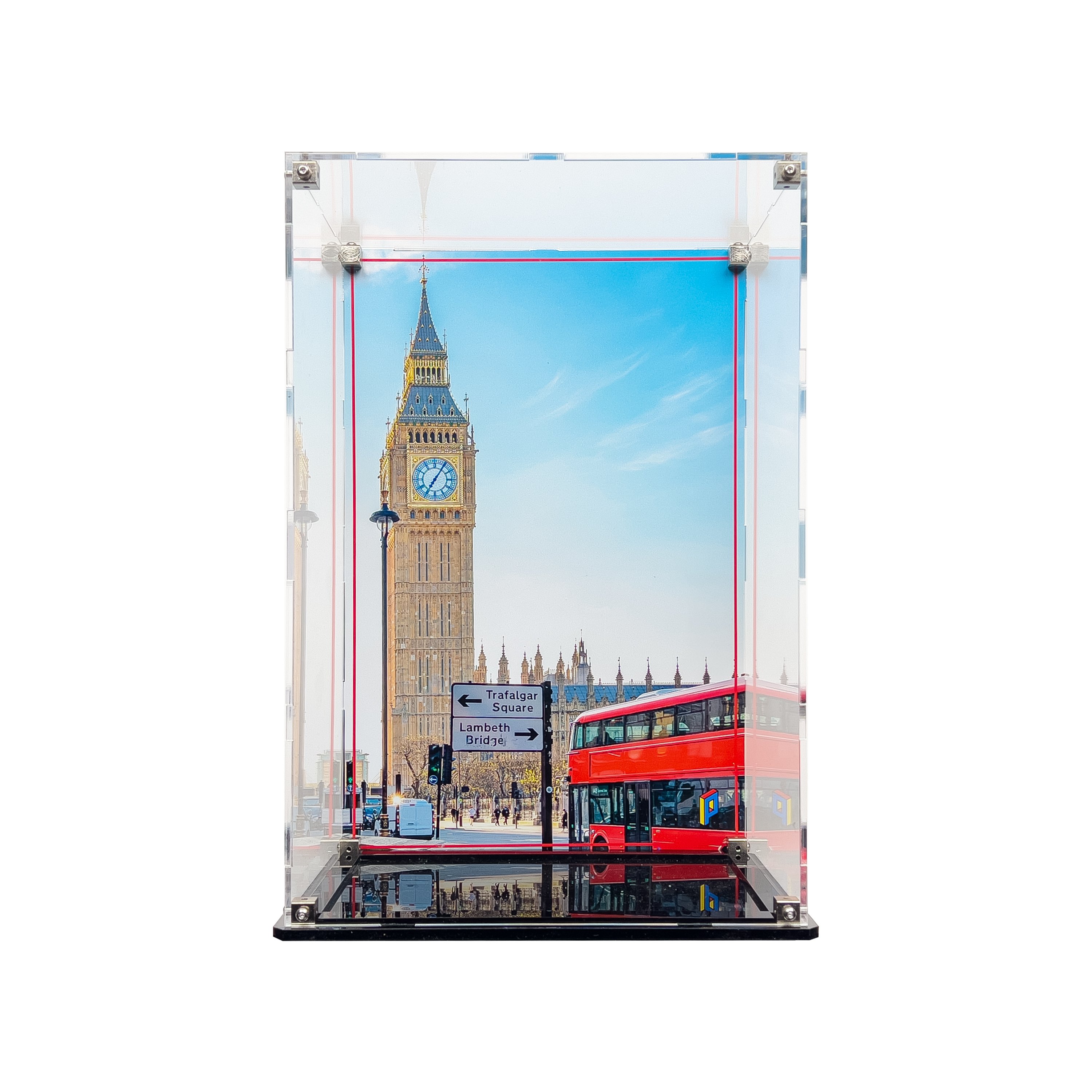 LEGO® Ideas: Kırmızı Londra Telefon Kulübesi (21347) için Sergileme Vitrini