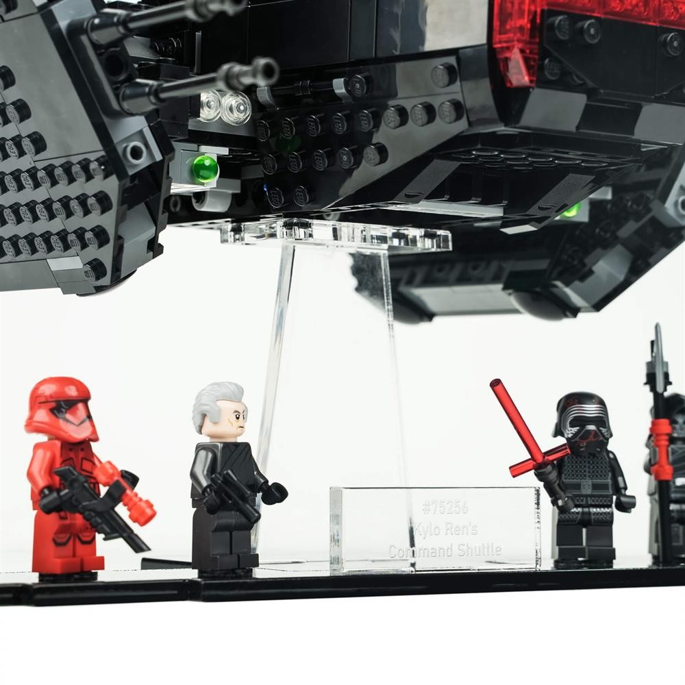 Display stand for LEGO® Star Wars Kylo Ren's Command Shuttle (75256)