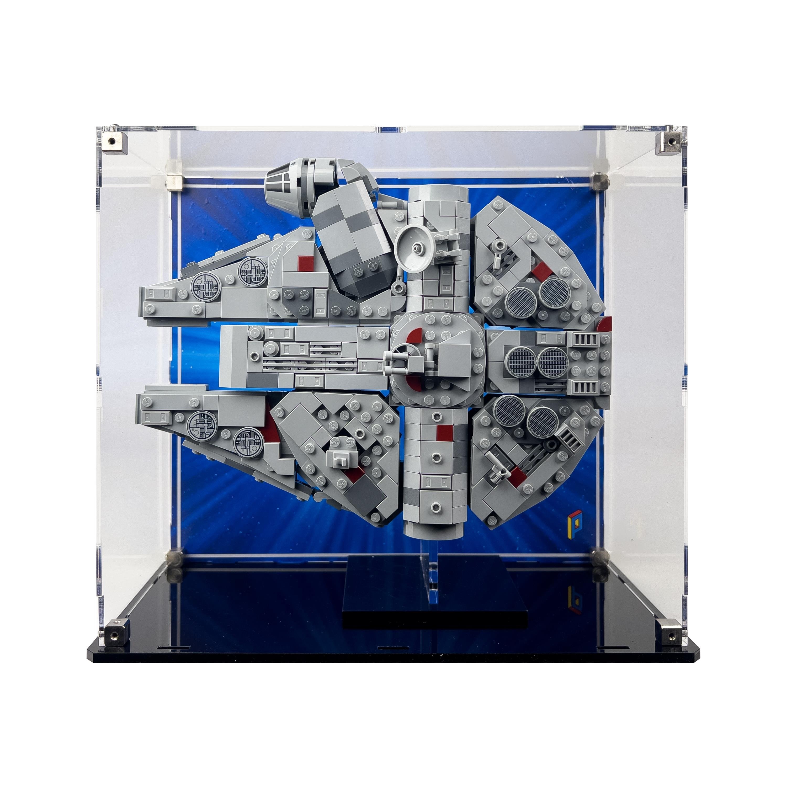 LEGO® Star Wars: 25th Year Midi Scale Millenium Falcon (75375) Açılı Versiyon için Sergileme Vitrini