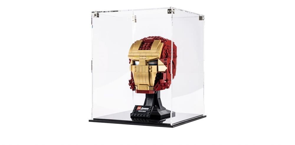 Display Case for LEGO® Marvel: Iron Man Helmet (76165)