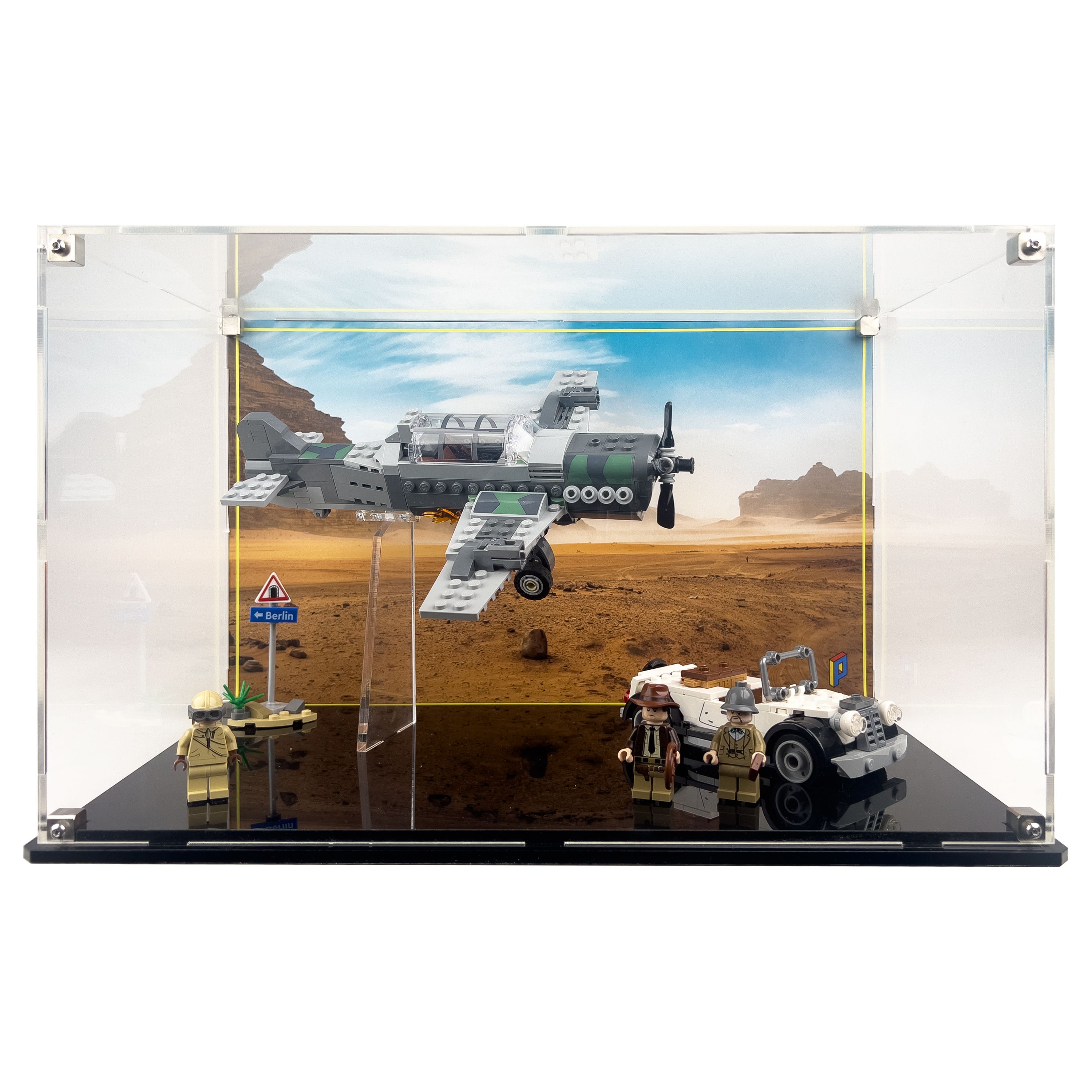 Display Case for LEGO® Indiana Jones™ Fighter Plane Chase (77012)