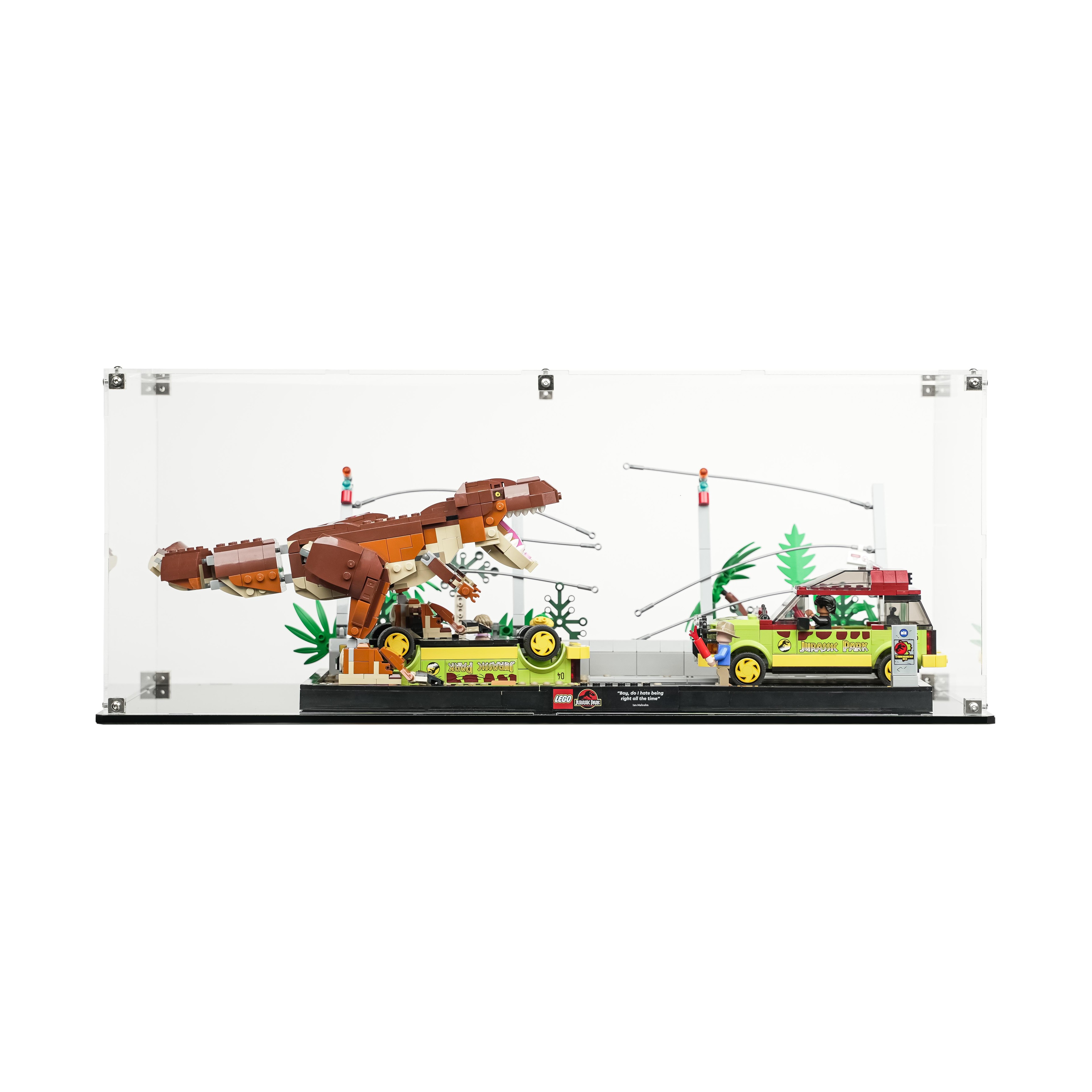 Display Case for LEGO® Jurassic World: T.Rex Escape (76956)