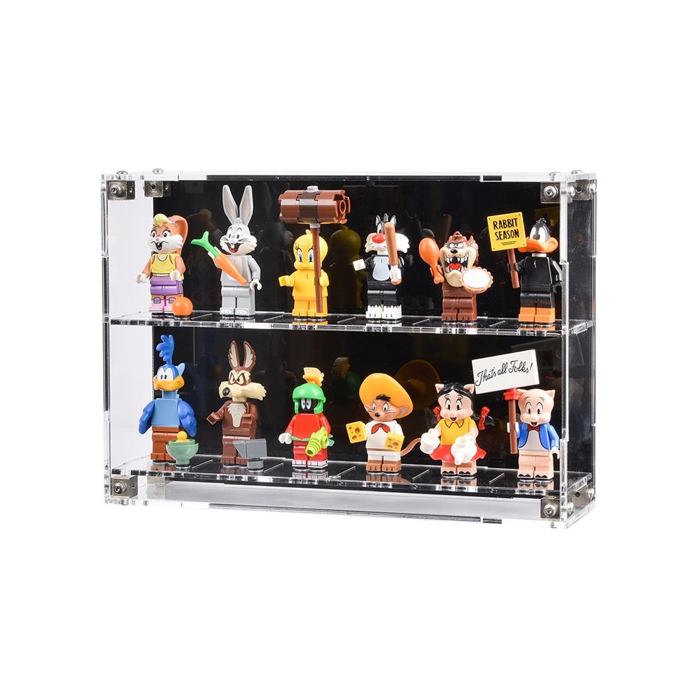 Wall Mounted Display Case for LEGO® Minifigures Looney Tunes­™ (71030)