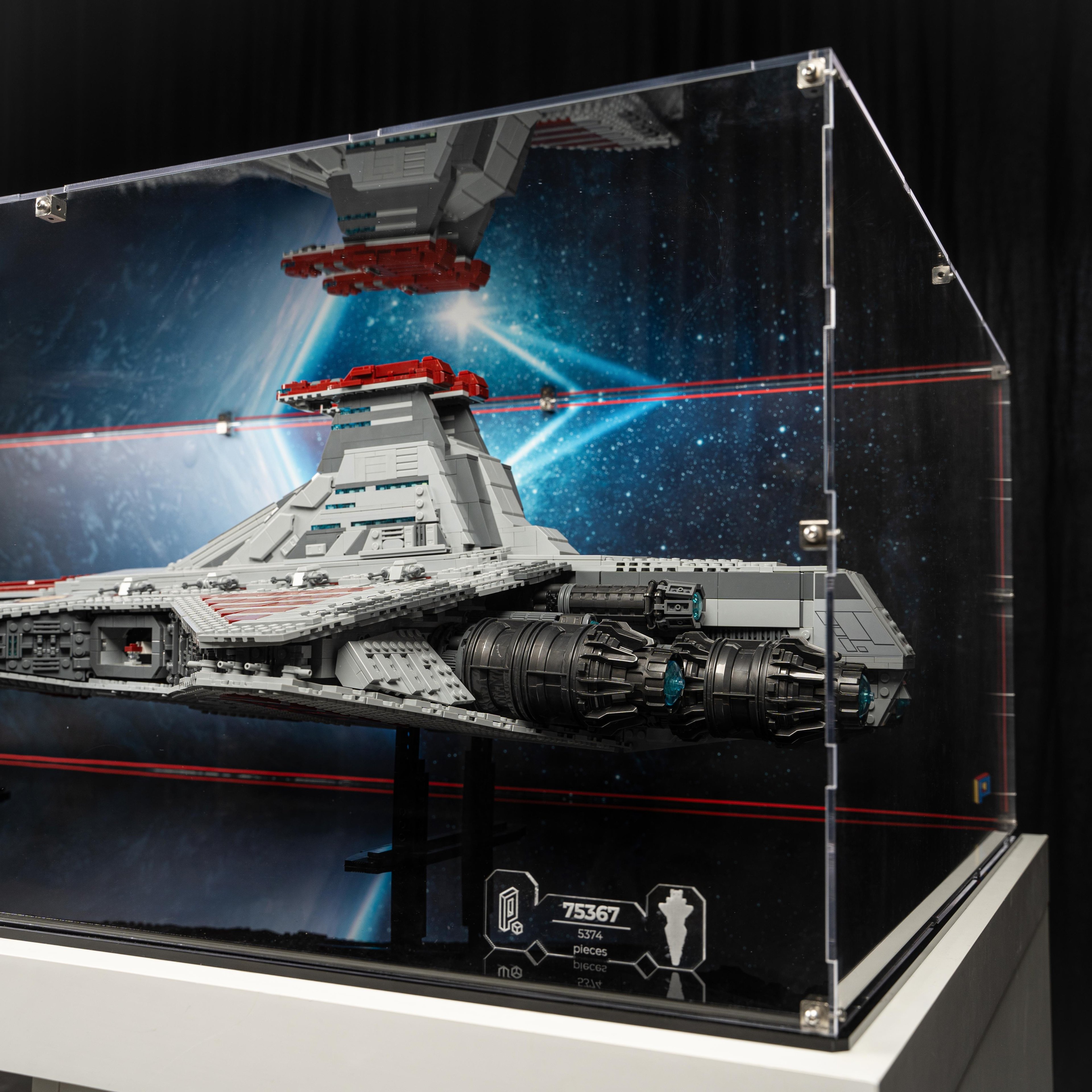 Display Case for LEGO® Star Wars™ Venator-Class Republic Attack Cruiser (75367)