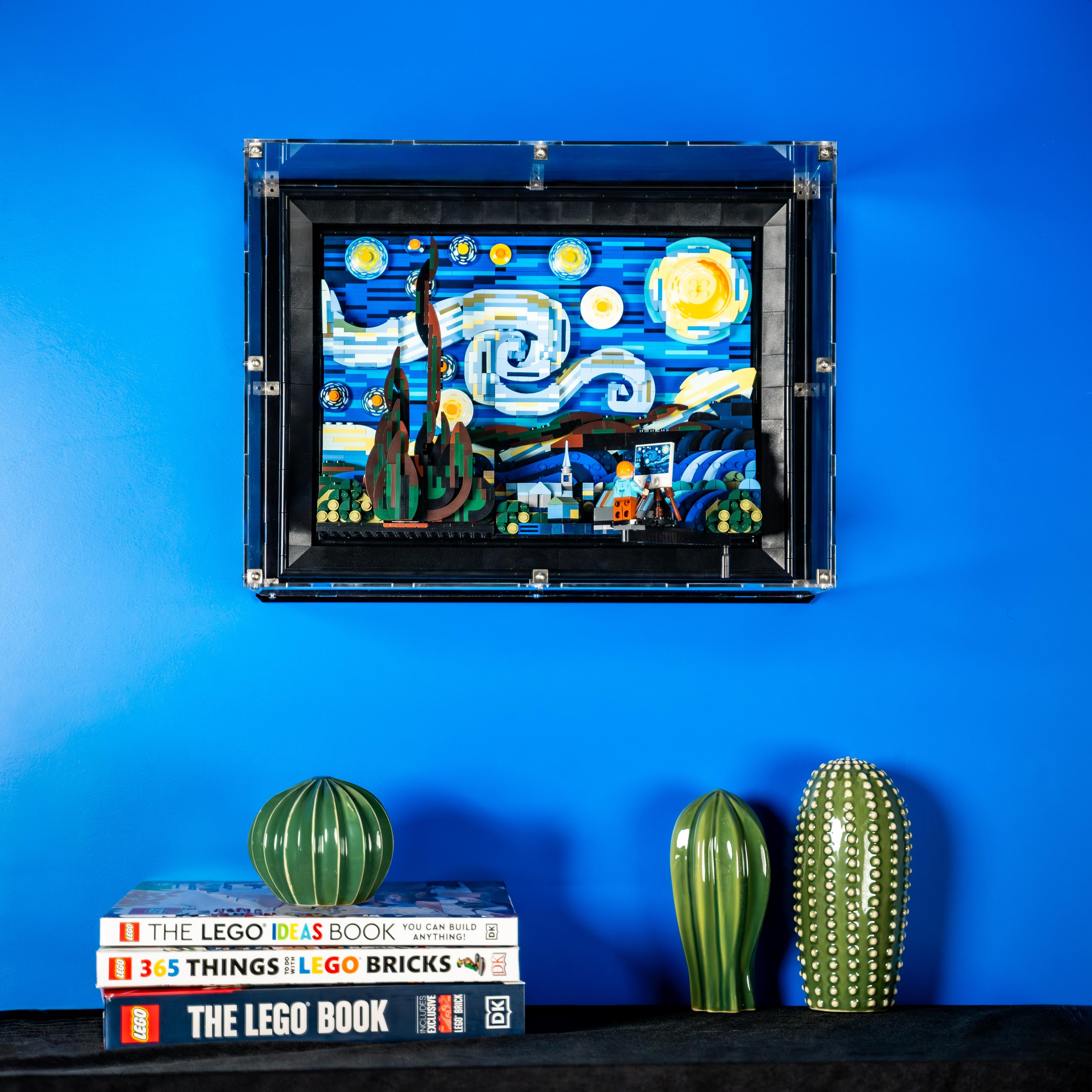 LEGO® Ideas: Vincent van Gogh - The Starry Night (21333) Sergileme Vitrini