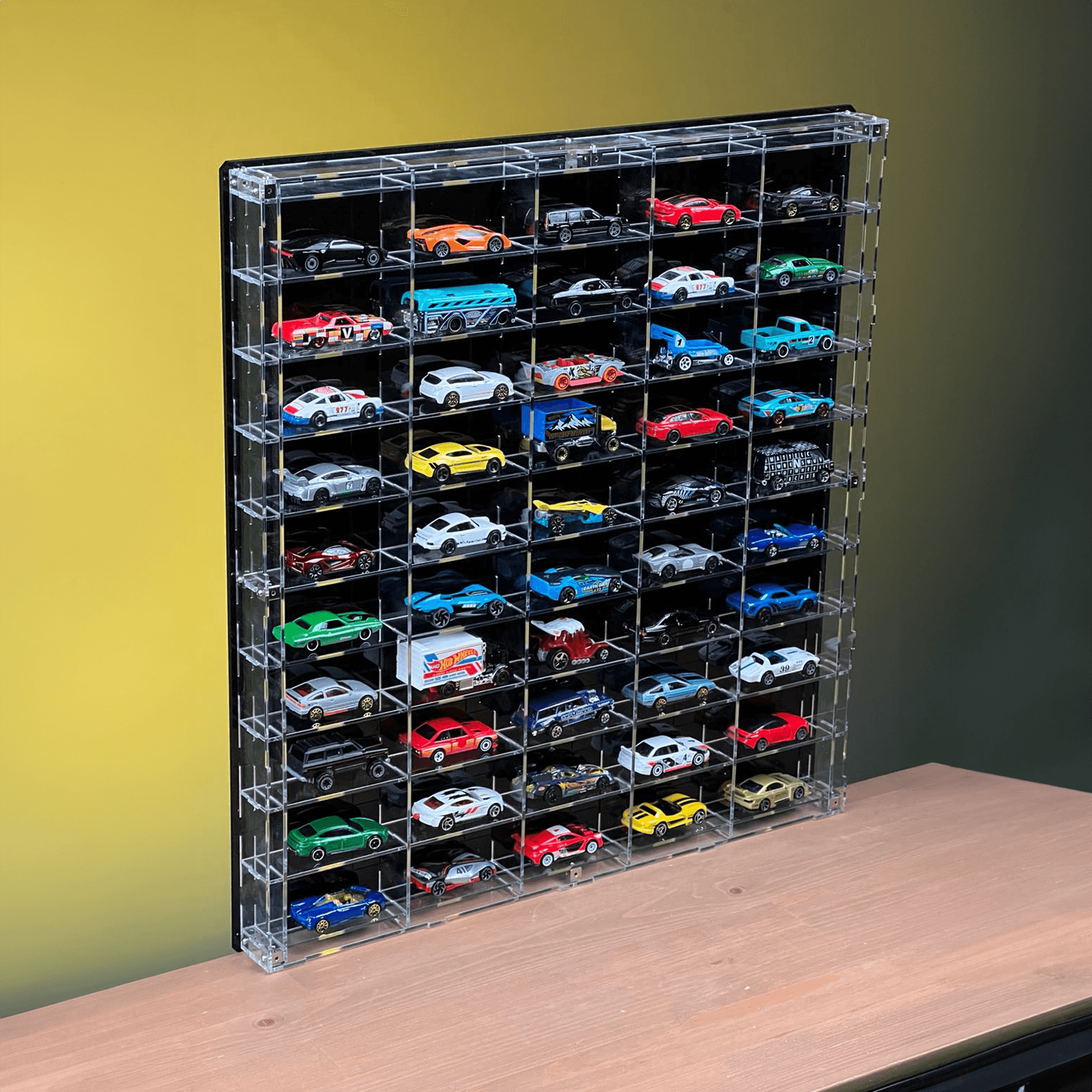 Wall Display Case for 5x10 Hot Wheels