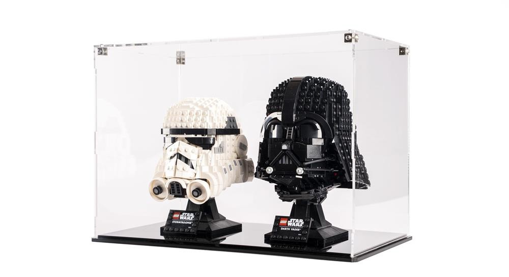 Display Case for 2 LEGO® Helmets