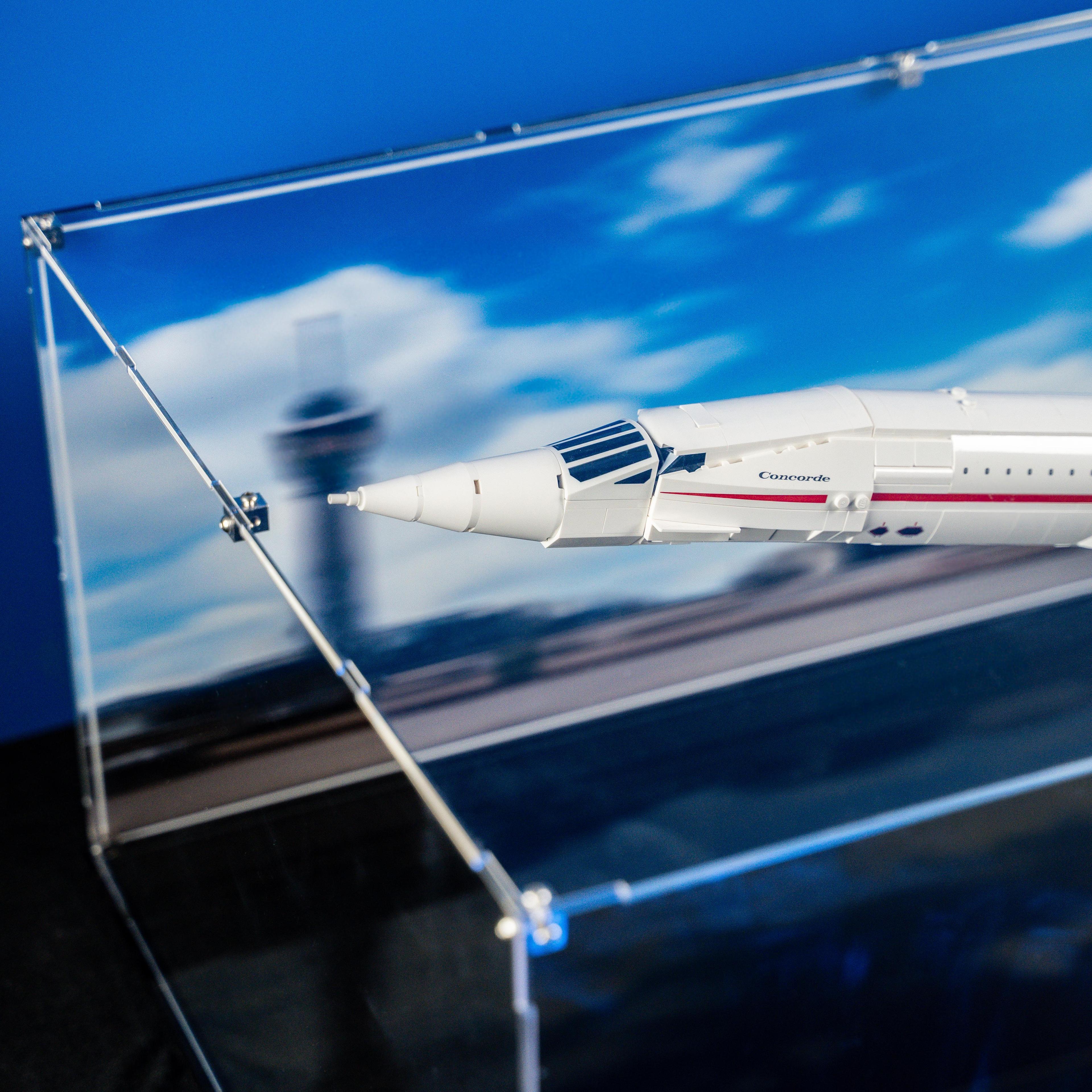 Display Case for LEGO® Icons: Concorde (10318)