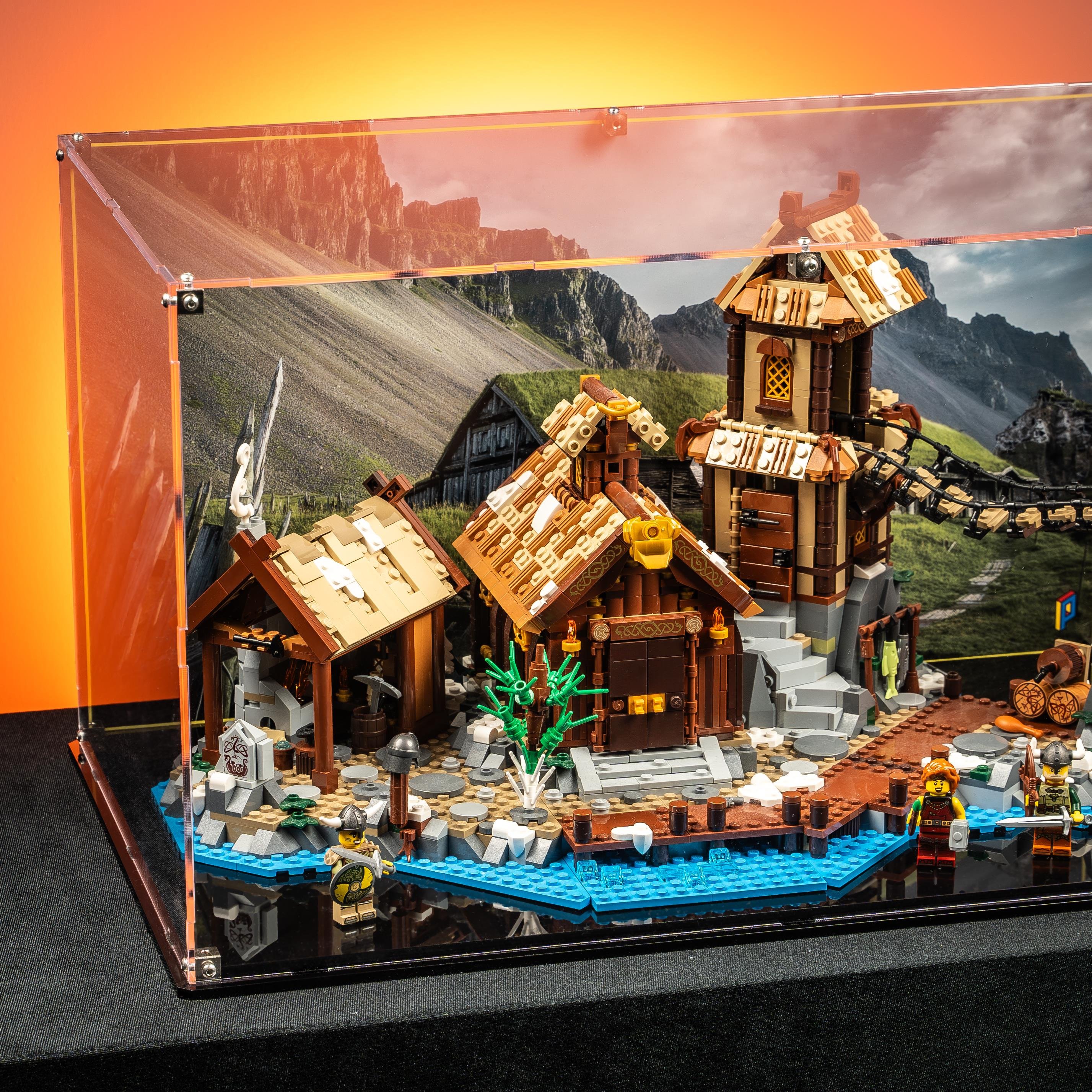 Display Case for LEGO® Ideas: Viking Village (21343)