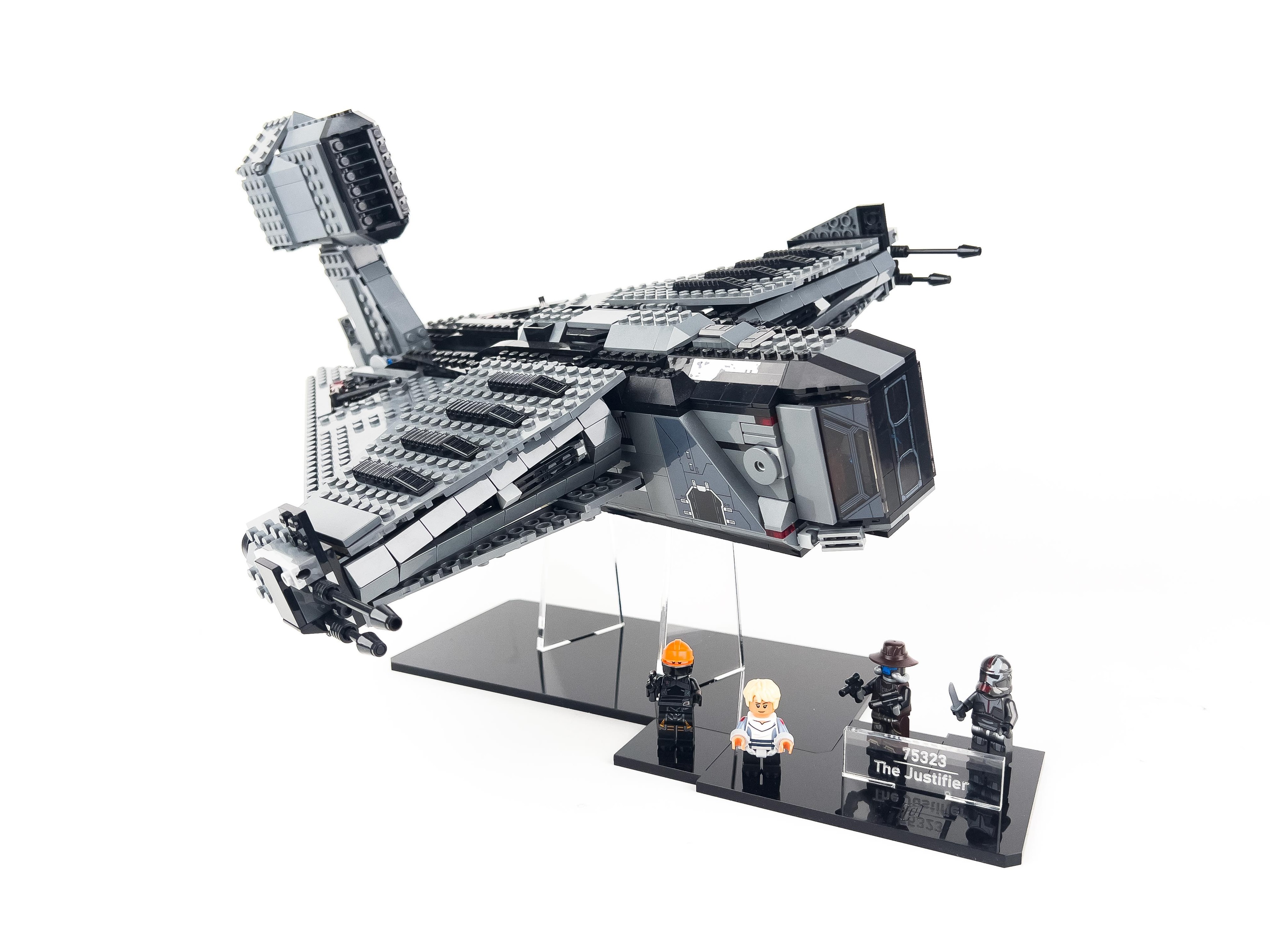 LEGO® Star Wars: The Justifier (75323) için Sergileme Standı