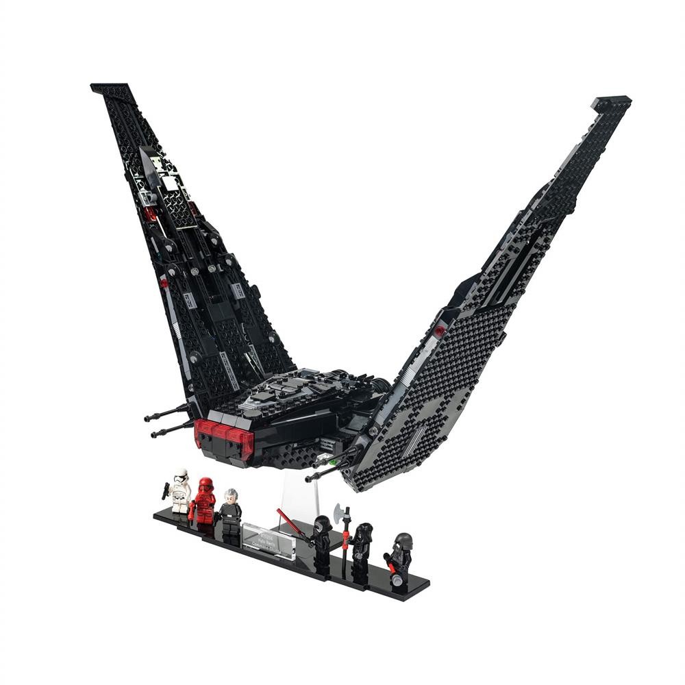 Display stand for LEGO® Star Wars Kylo Ren's Command Shuttle (75256)