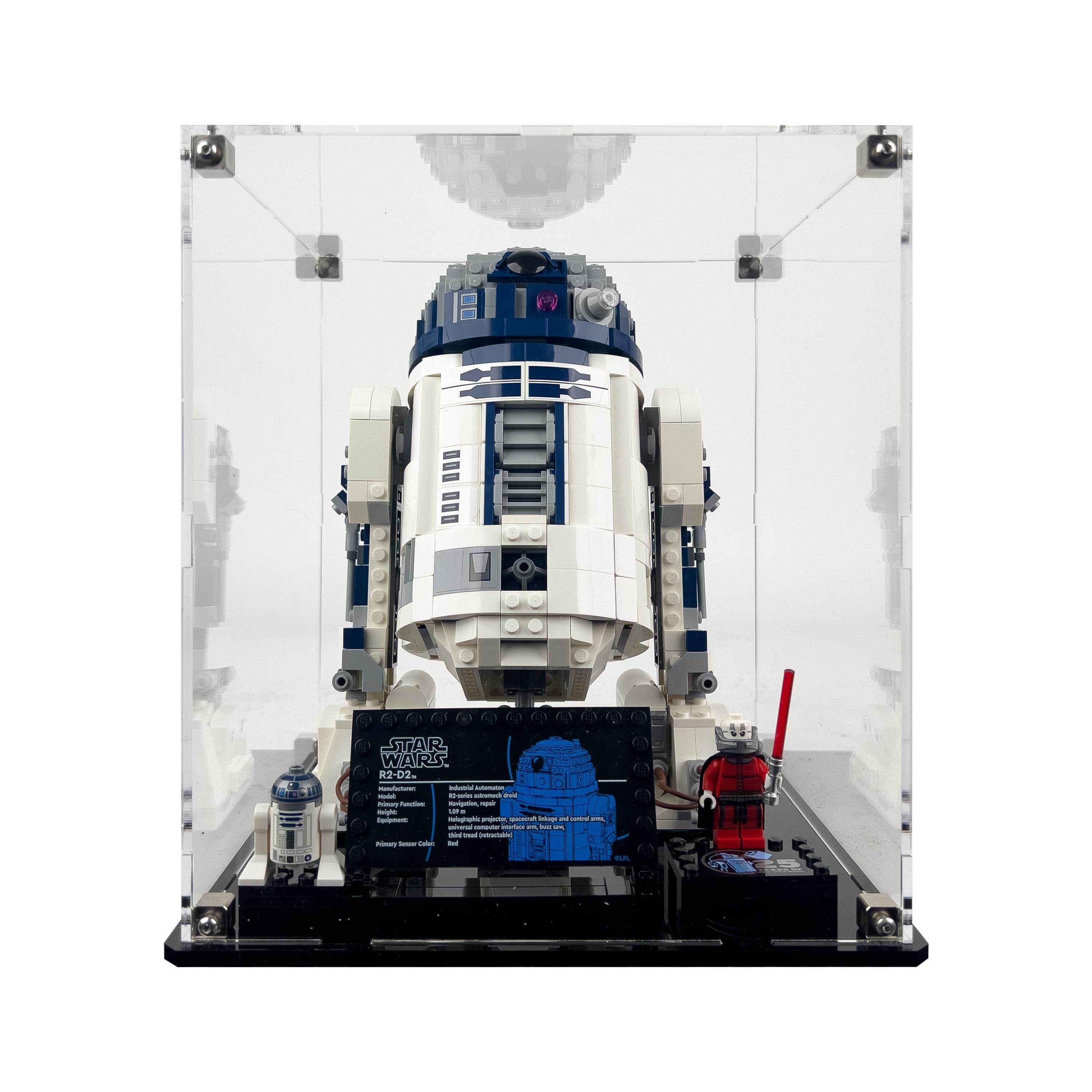 Display Case for LEGO® Star Wars™ 25th Year R2D2 (75379)