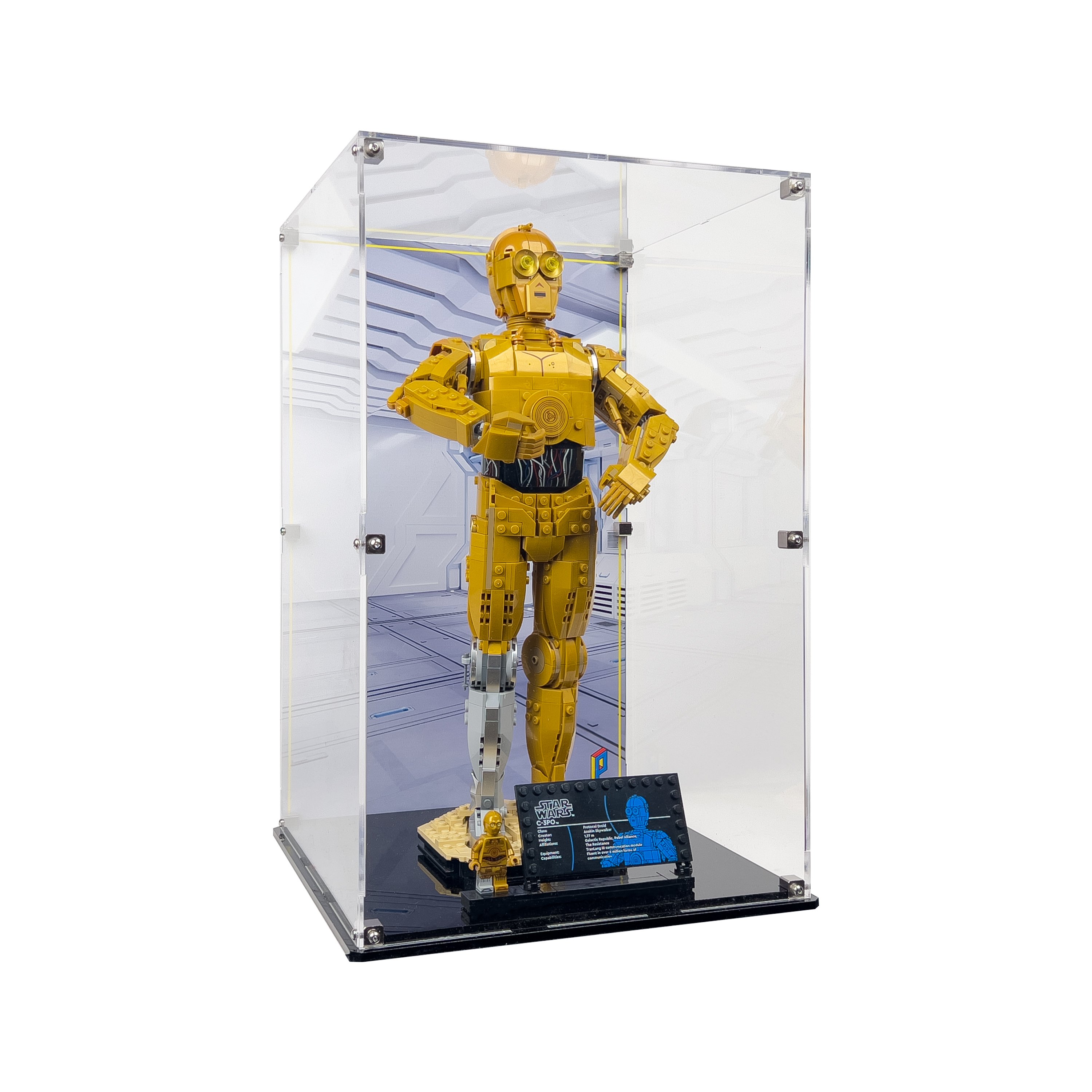LEGO® Star Wars: C-3PO (75398) için Sergileme Vitrini
