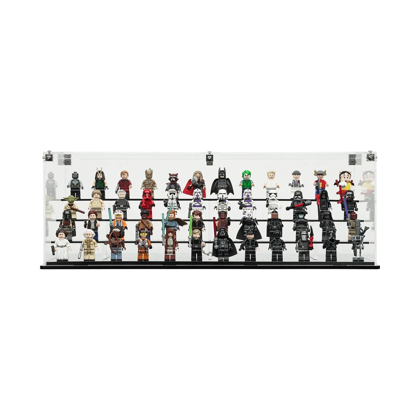 LEGO® Minifigürleri için 48'li Sergileme Vitrini (12x4)