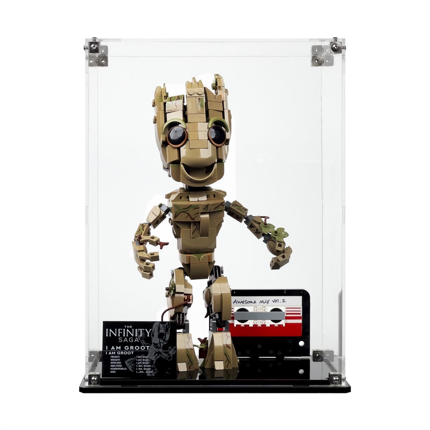 LEGO® Marvel: I am Groot (76217) için Sergileme Vitrini