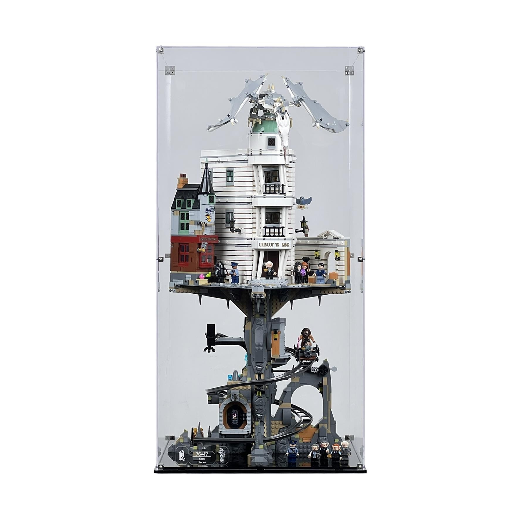 LEGO® Harry Potter: Gringotts™ Büyücü Bankası – Koleksiyoncu Versiyonu (76417) için Sergileme Vitrini