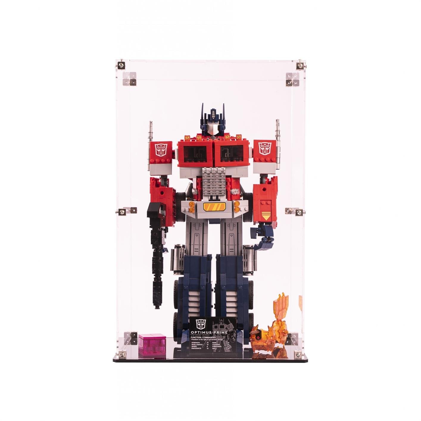 Display Case for LEGO® Icons: Optimus Prime (10302)