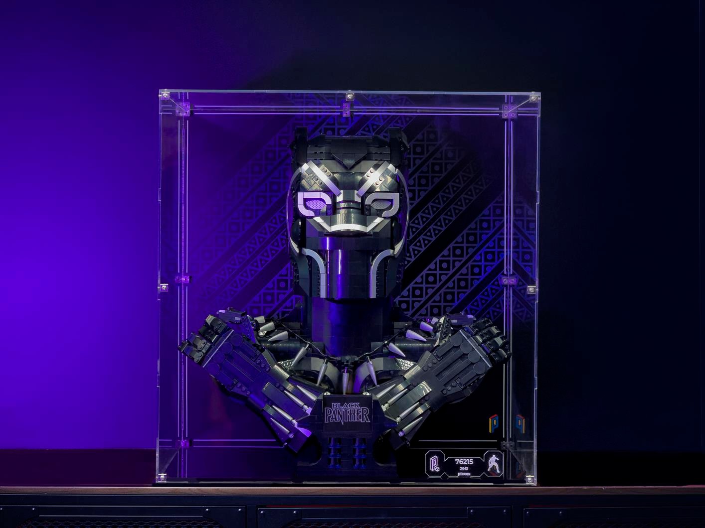 LEGO® Marvel: Black Panther (76215) için Sergileme Vitrini