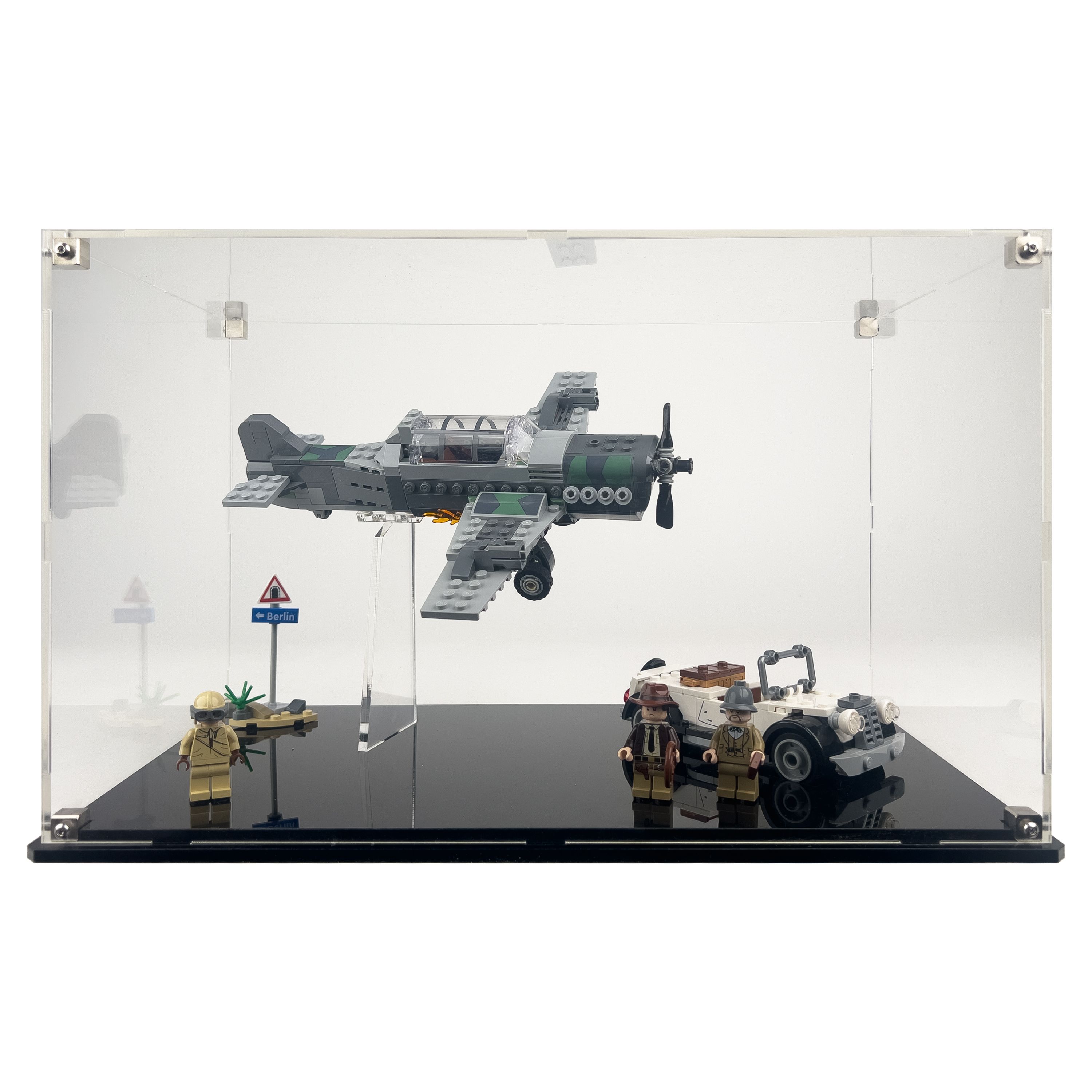 Display Case for LEGO® Indiana Jones™ Fighter Plane Chase (77012)