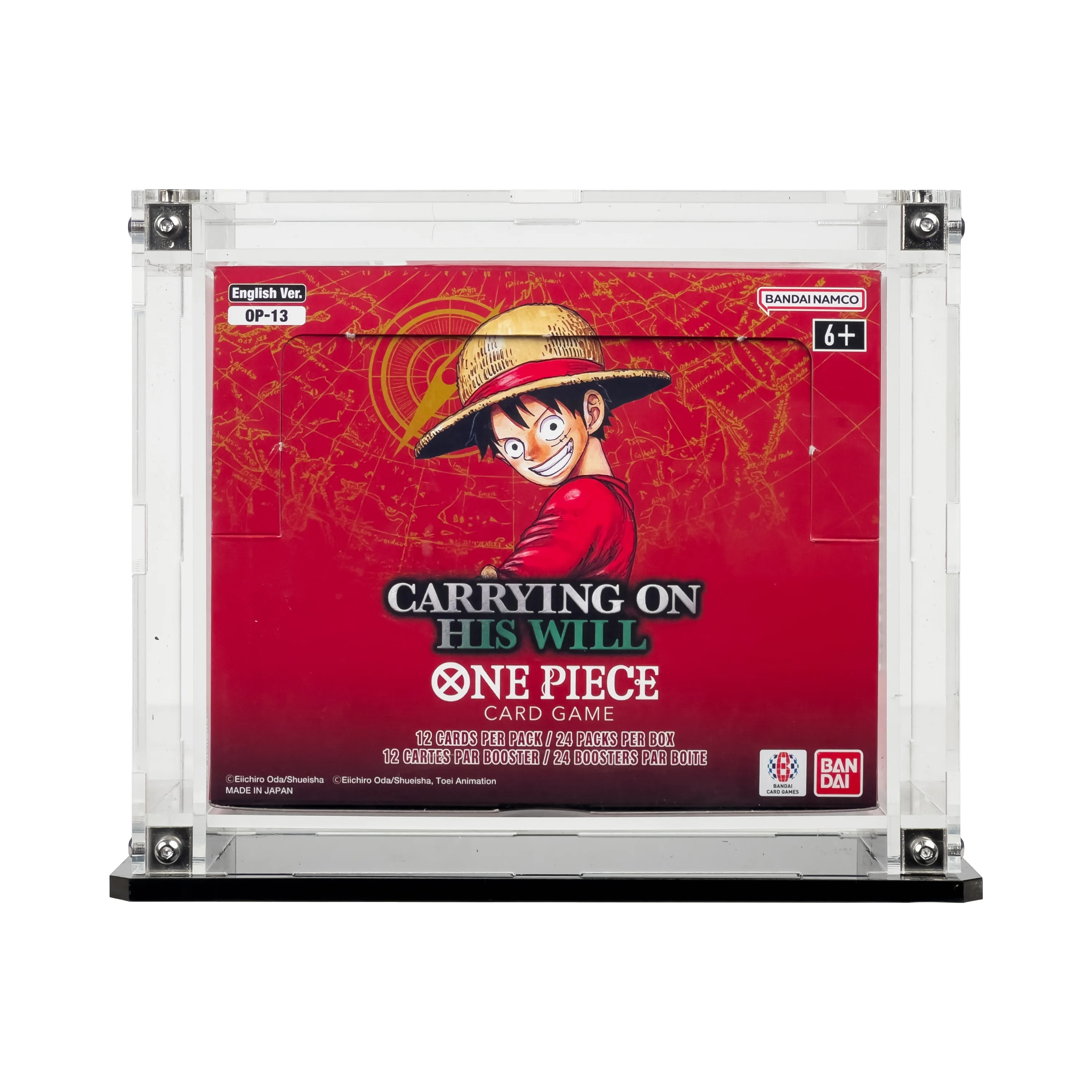 Boss THE MOMENT 1ST FANSIGN INTOKYO セット One Piece (English) Booster Box (OP04-OP16 arası) için Sergileme