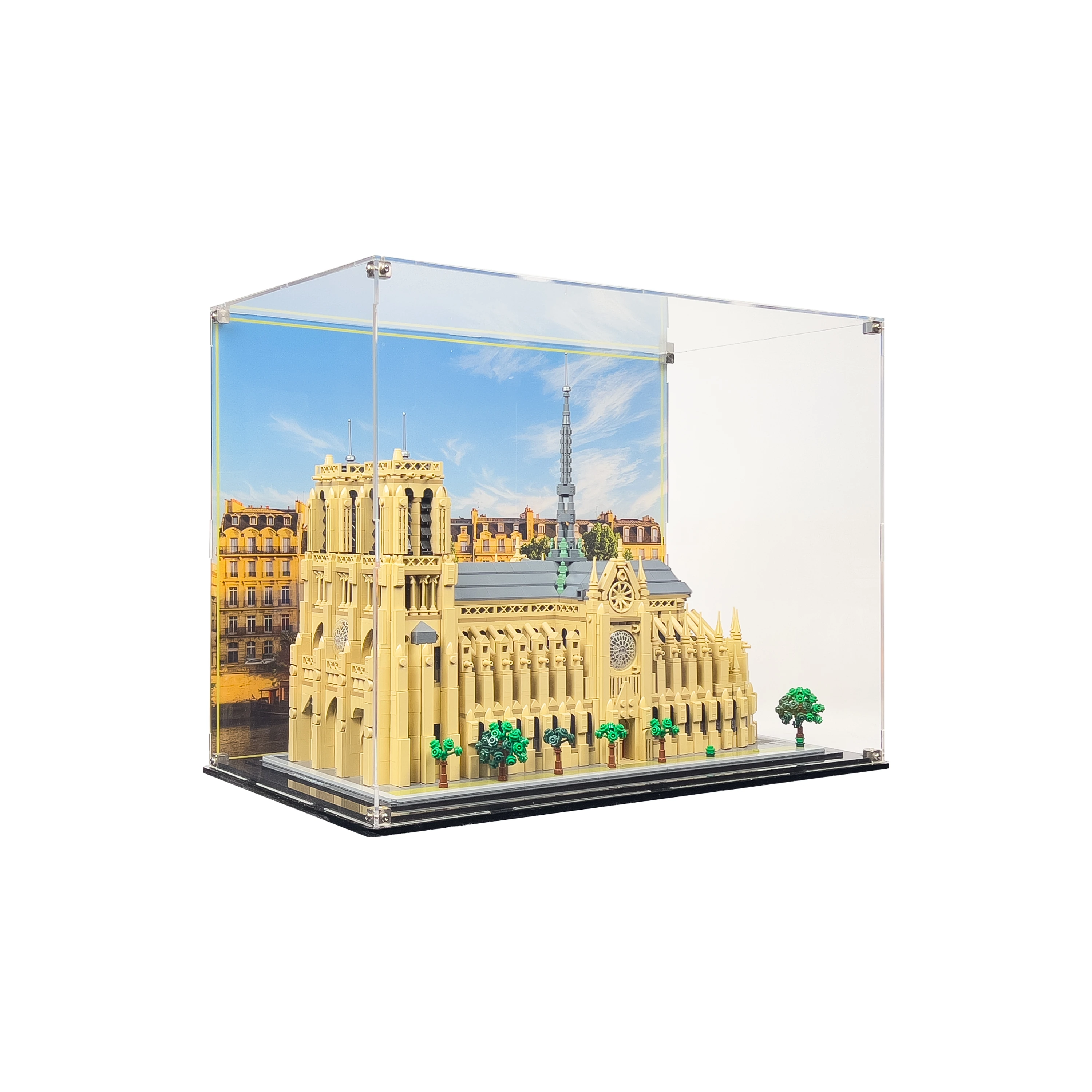 LEGO® Architecture: Notre Dame Katedrali (21061) için Sergileme Vitrini