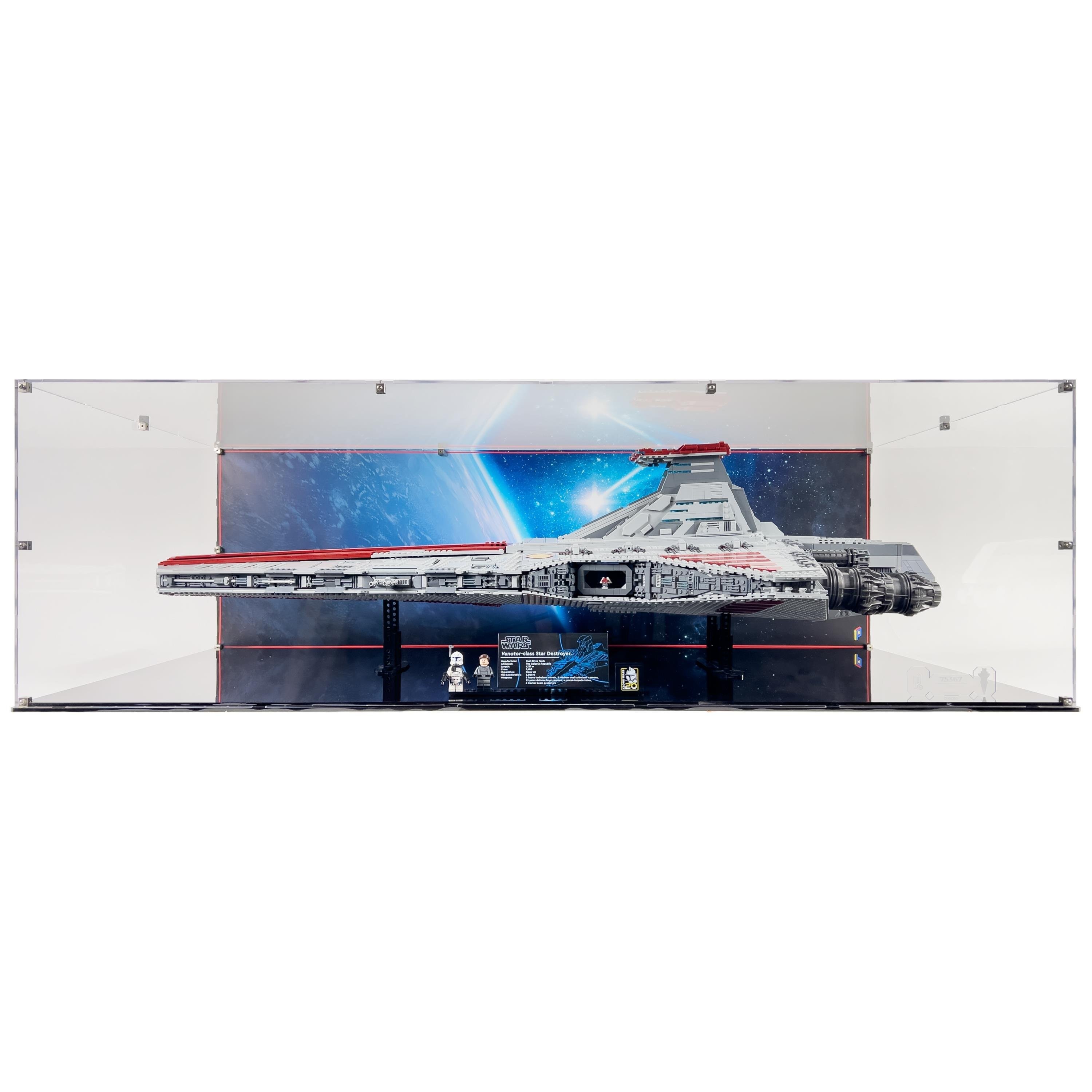 Display Case for LEGO® Star Wars™ Venator-Class Republic Attack Cruiser (75367)