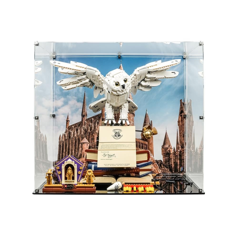 LEGO® Harry Potter: Hogwarts™ Simgeleri - Koleksiyoncu Versiyonu (76391) için Sergileme Vitrini